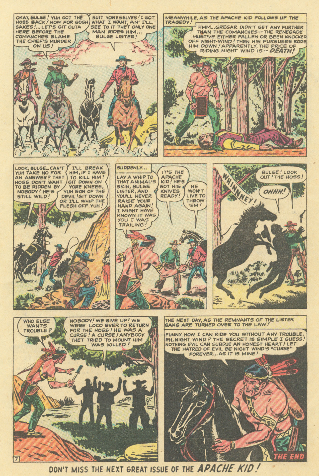 Read online Apache Kid comic -  Issue #53 - 9