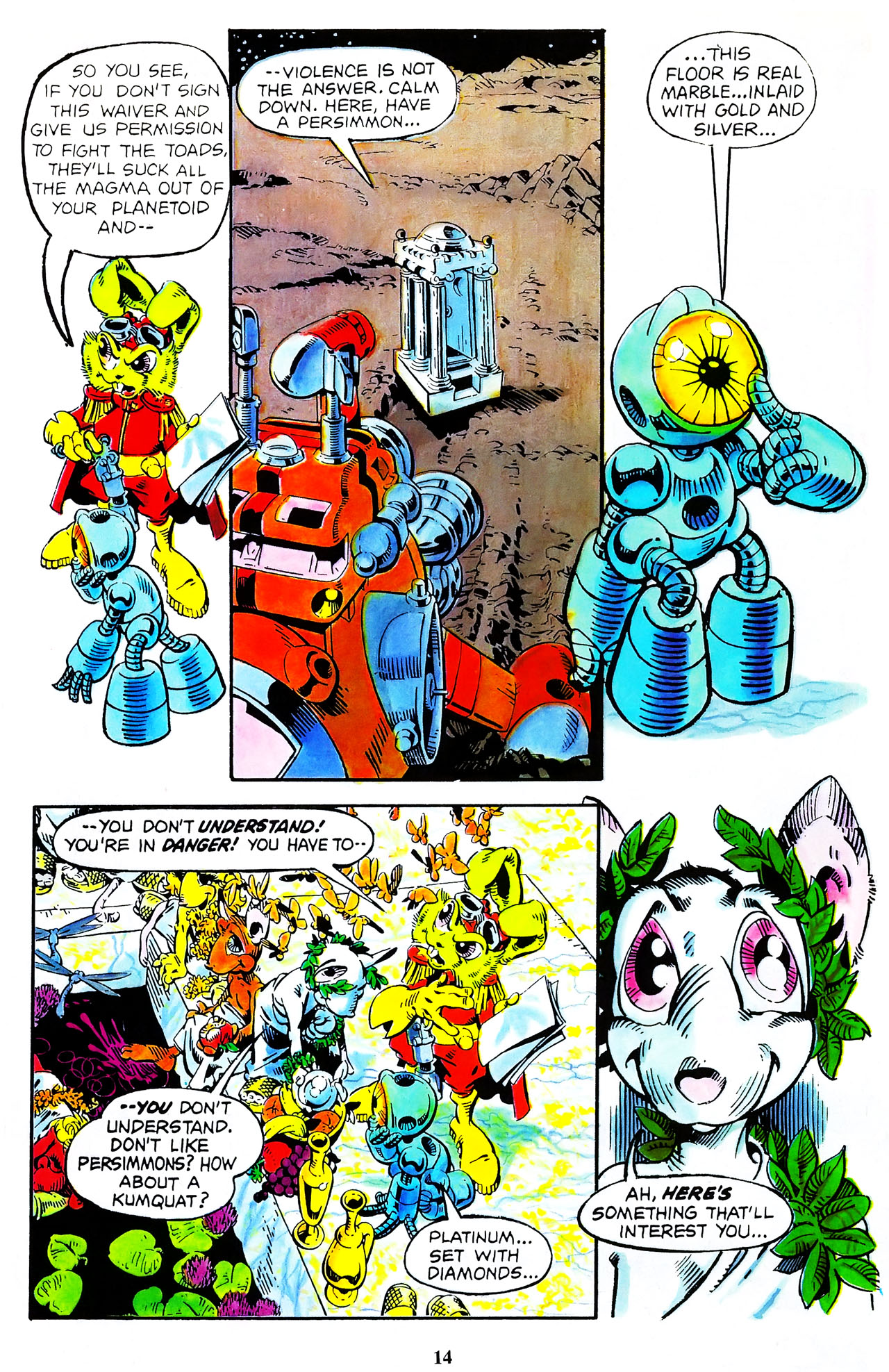 Read online Bucky O'Hare (1991) comic -  Issue #4 - 14