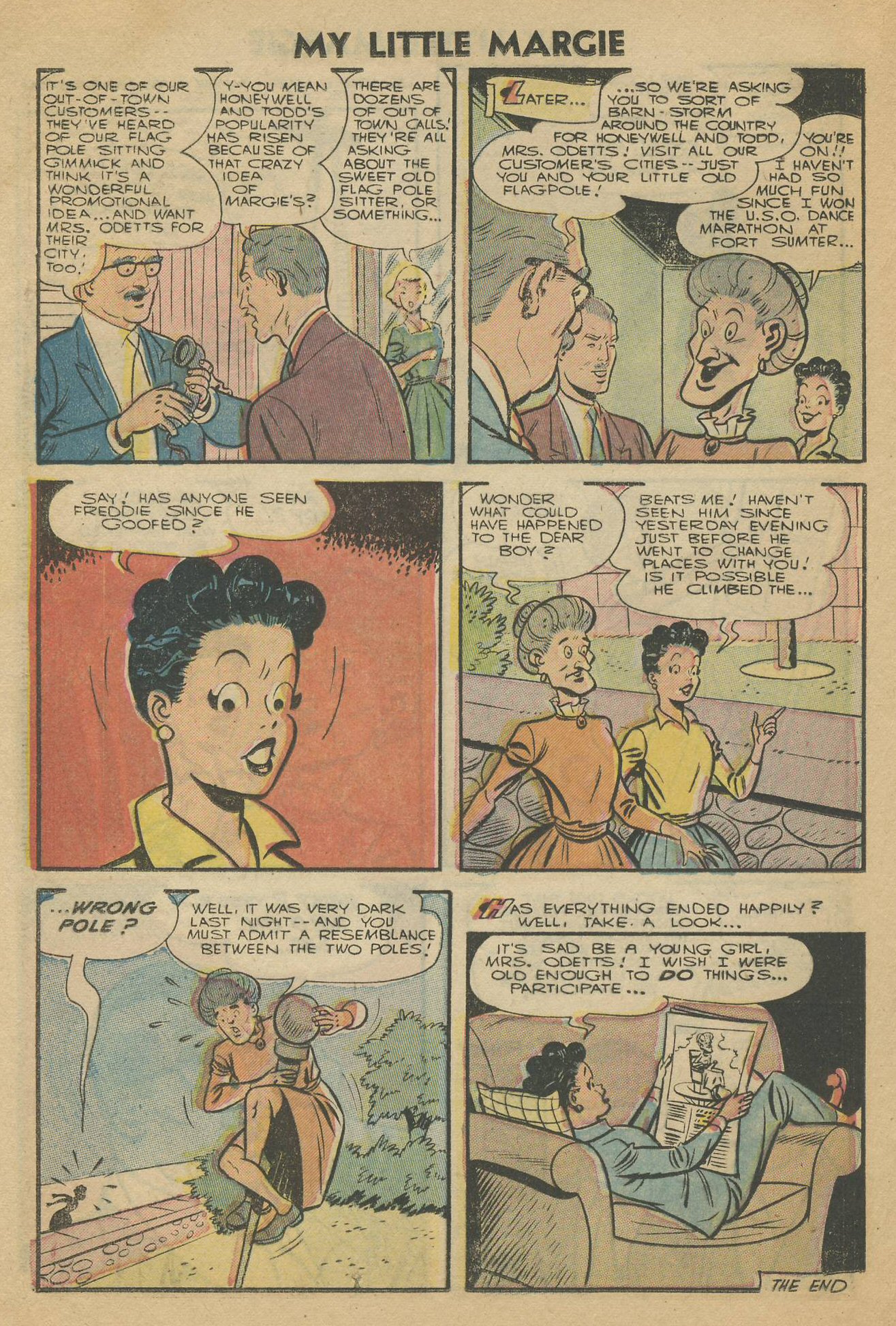 Read online My Little Margie (1954) comic -  Issue #12 - 24