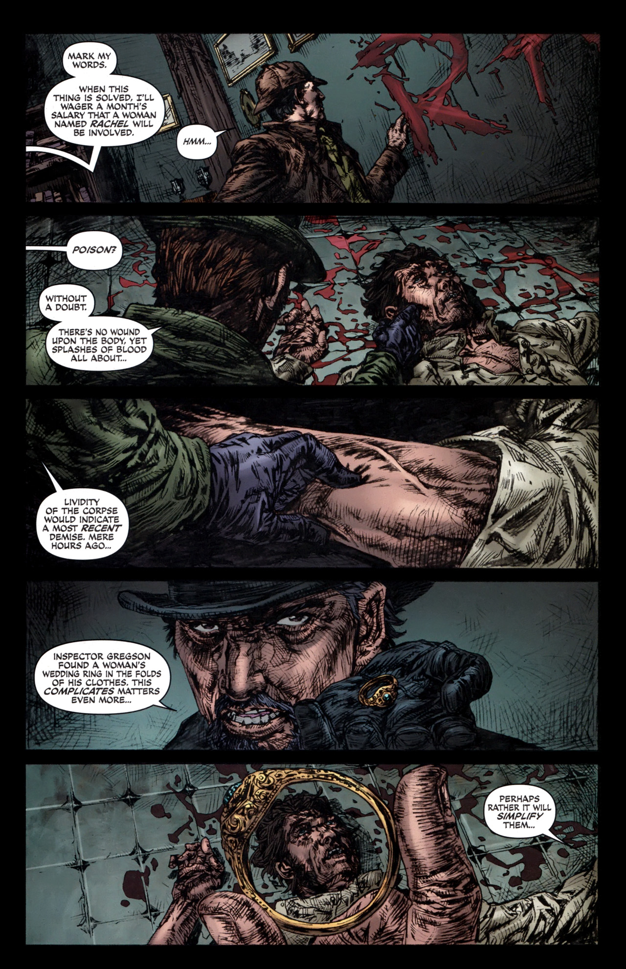 Read online Sherlock Holmes: Year One comic -  Issue #6 - 24