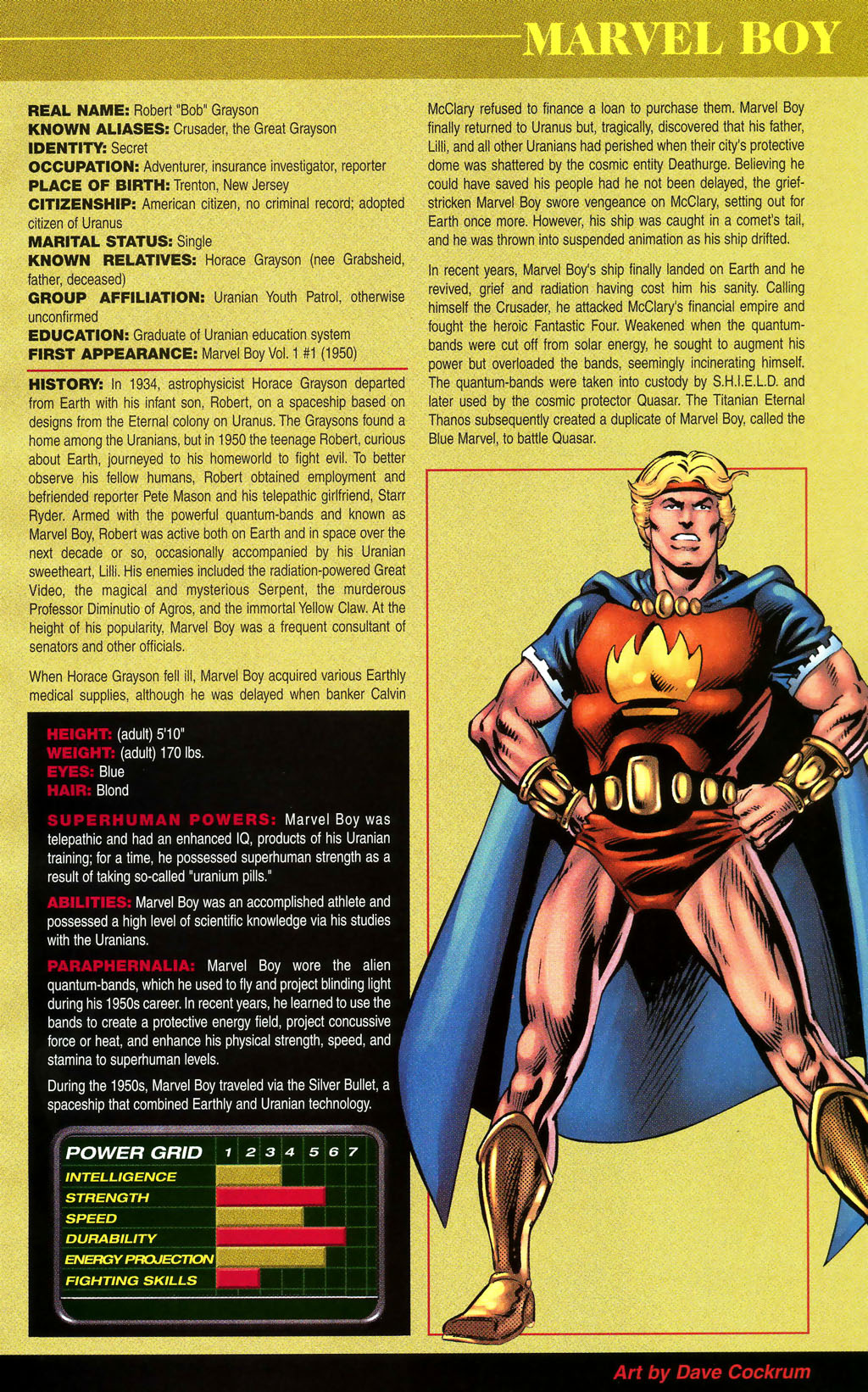 Read online The Official Handbook of the Marvel Universe: Golden Age comic -  Issue # Full - 25