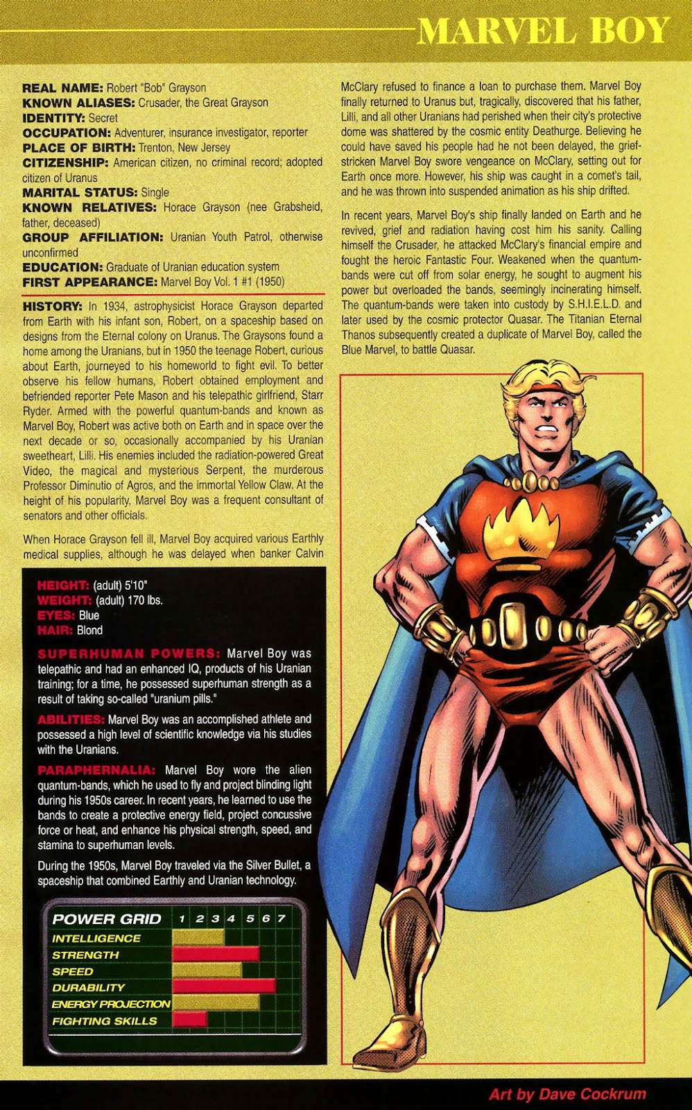 The Official Handbook of the Marvel Universe: Golden Age issue Full - Page 25