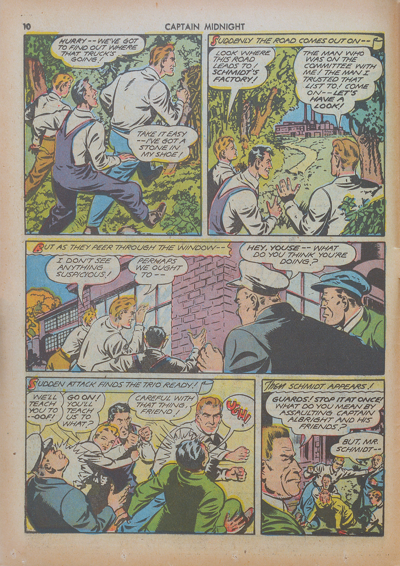 Read online Captain Midnight (1942) comic -  Issue #8 - 10