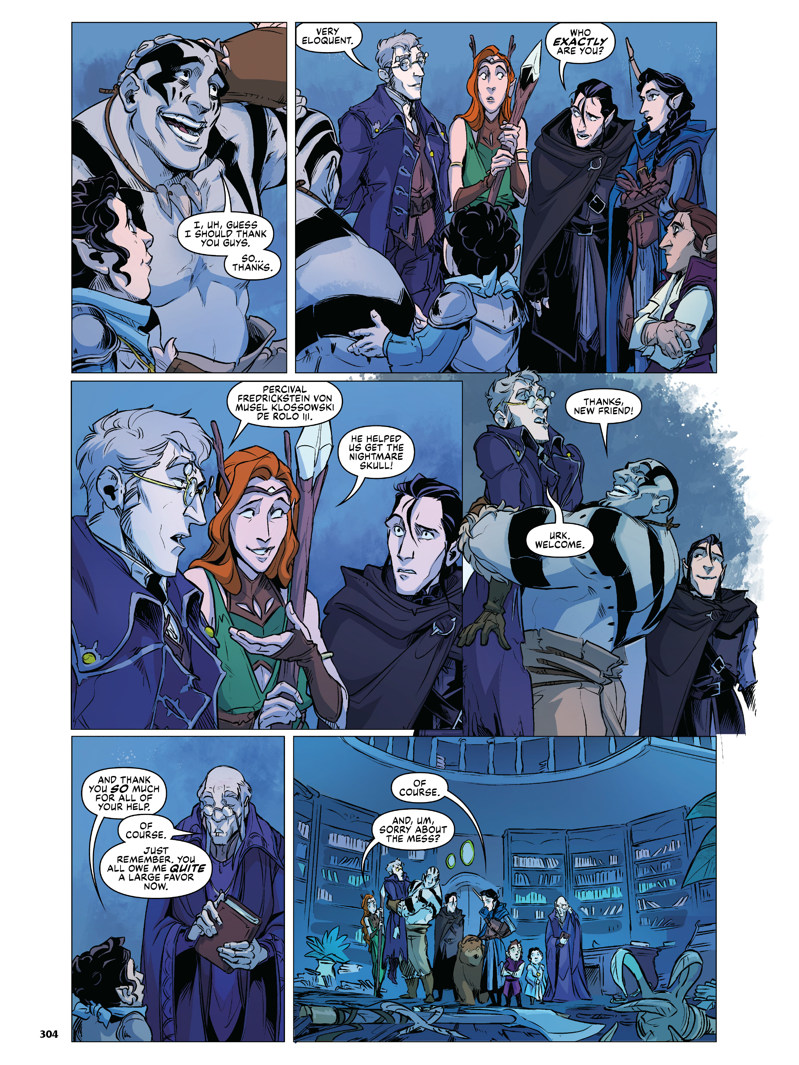 Read online Critical Role Vox Machina Origins comic -  Issue # (2019) _TPB Library Edition (Part 3) - 105