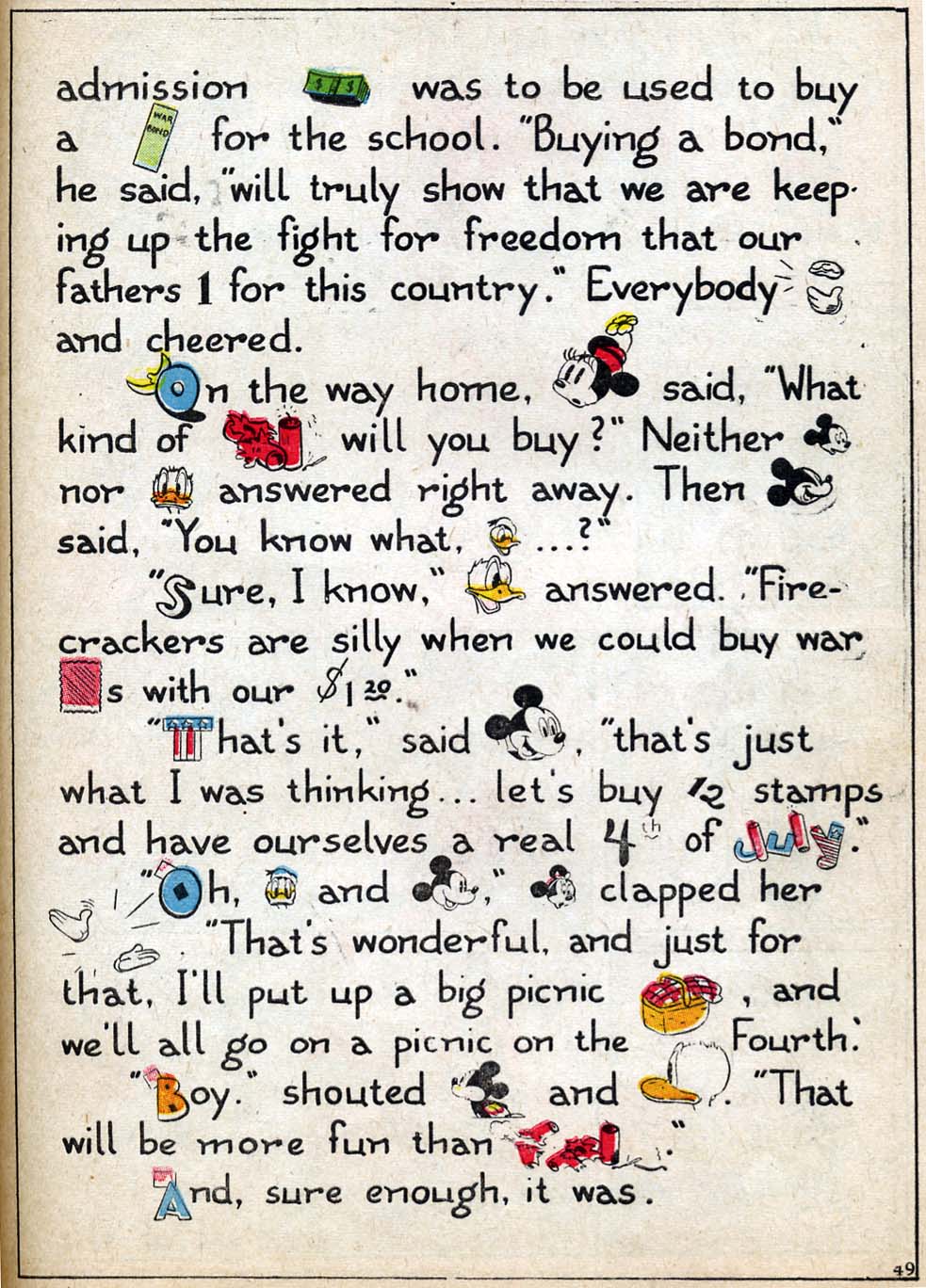 Read online Walt Disney's Comics and Stories comic -  Issue #34 - 51