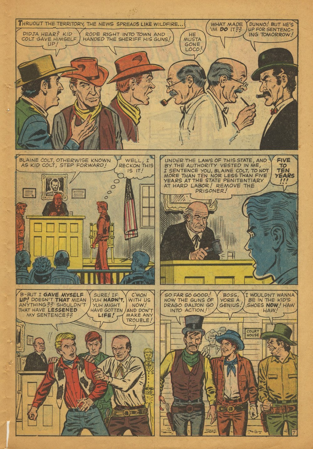 Read online Kid Colt Outlaw comic -  Issue #97 - 11