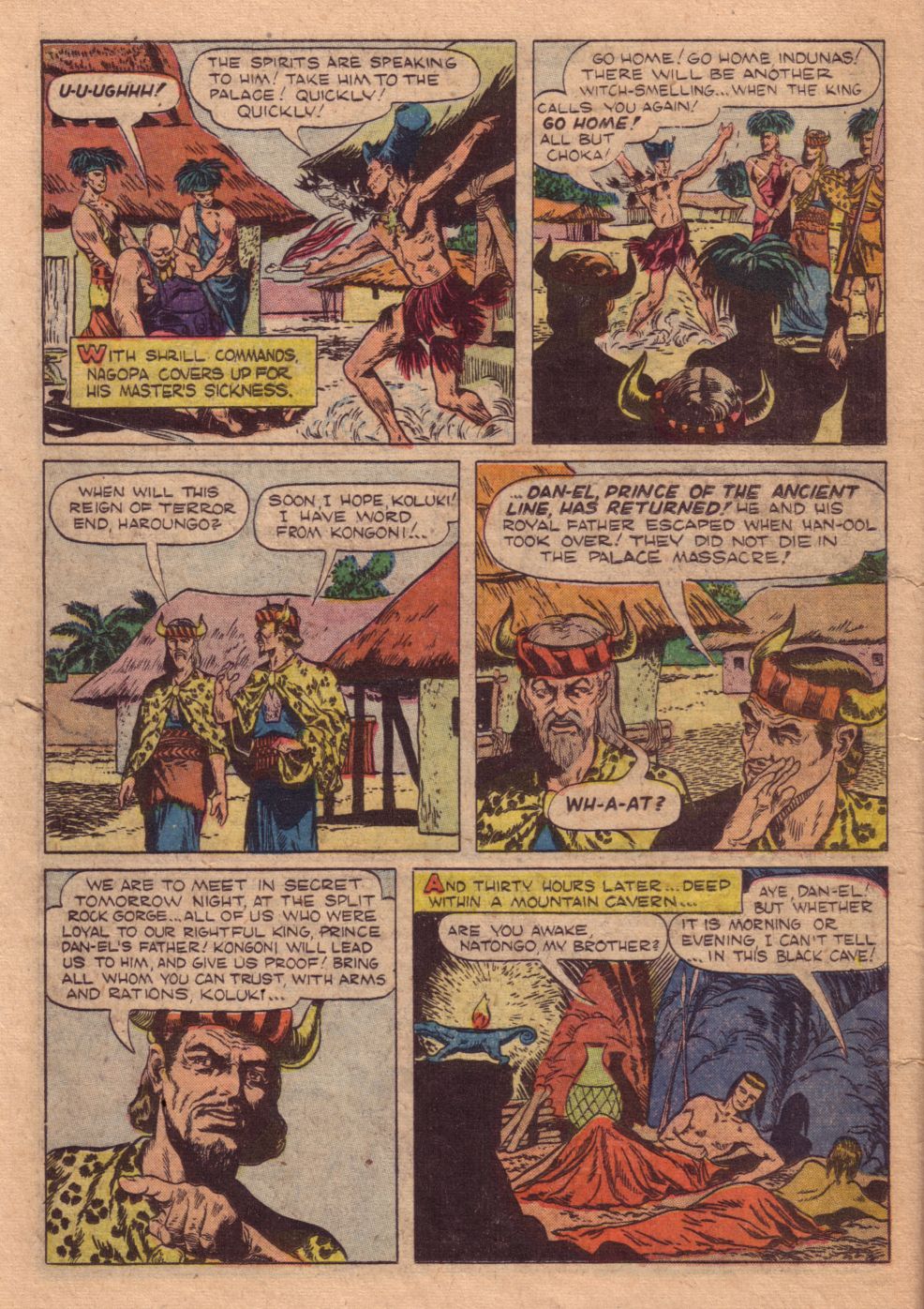 Read online Tarzan (1948) comic -  Issue #40 - 46