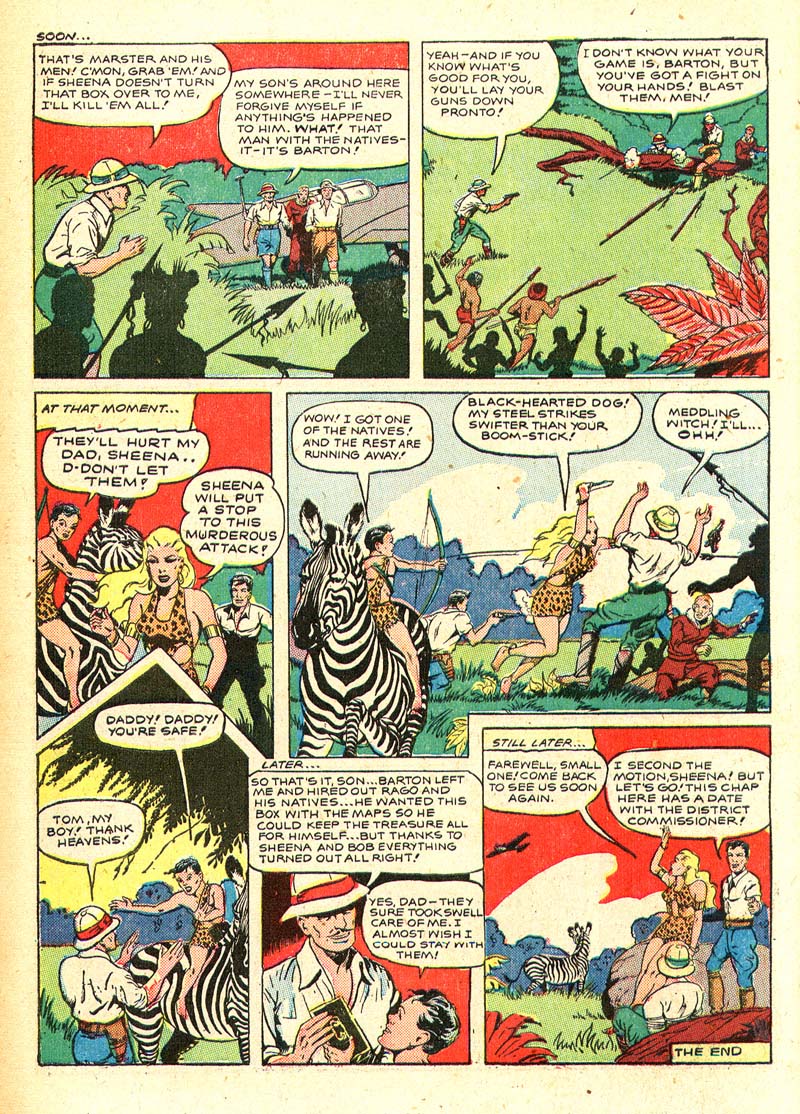Read online Sheena, Queen of the Jungle (1942) comic -  Issue #4 - 50