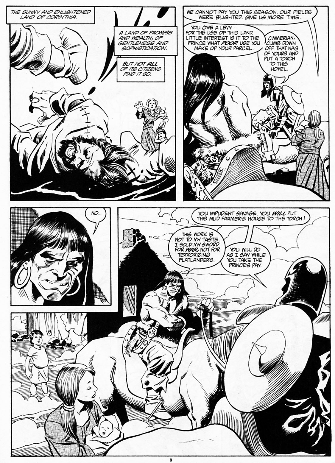 Read online The Savage Sword Of Conan comic -  Issue #186 - 11