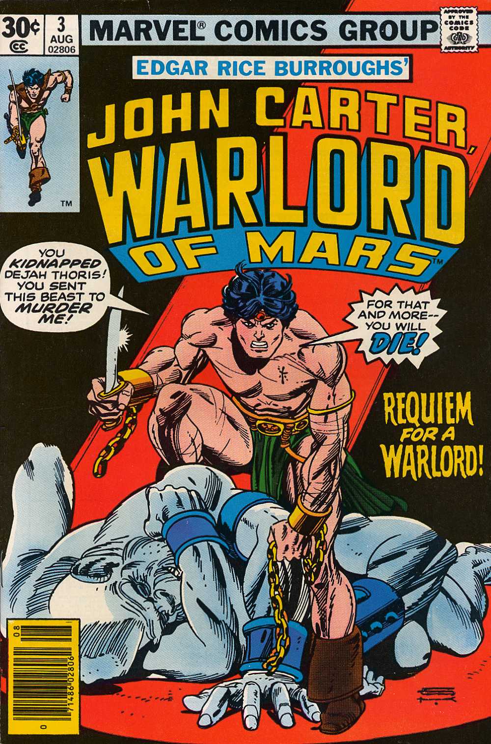 Read online John Carter Warlord of Mars comic -  Issue #3 - 1