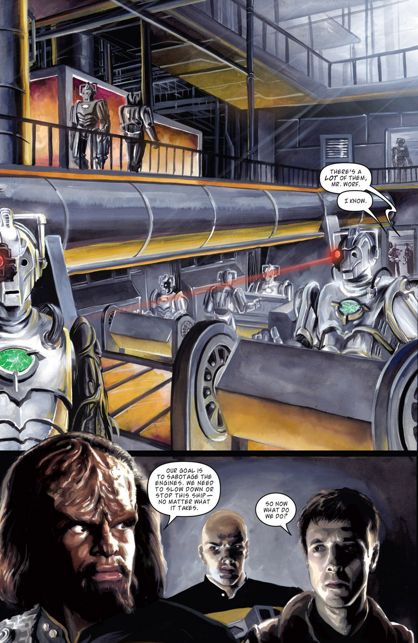 Read online Star Trek: The Next Generation/Doctor Who: Assimilation² comic -  Issue #8 - 3