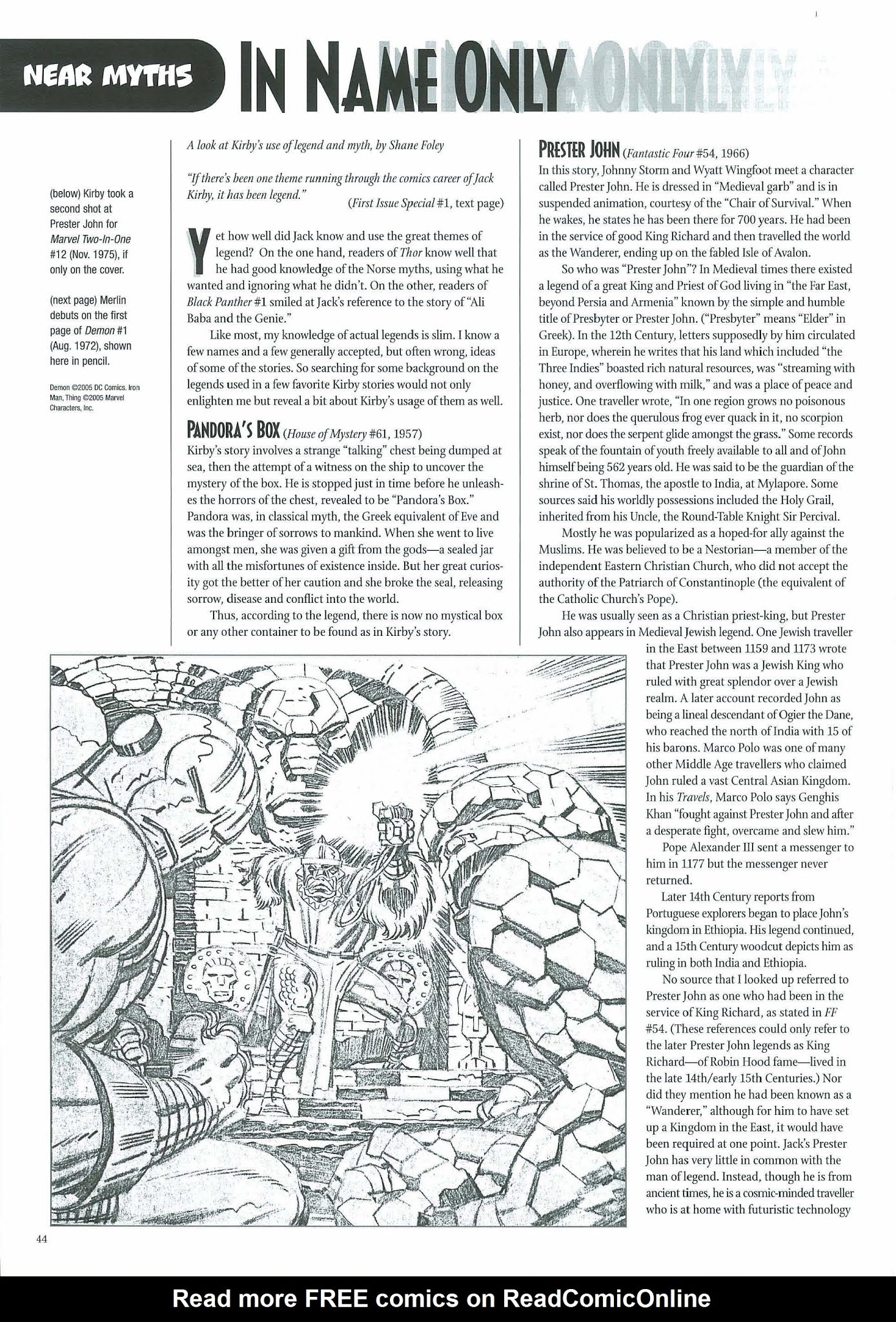 Read online The Jack Kirby Collector comic -  Issue #44 - 46