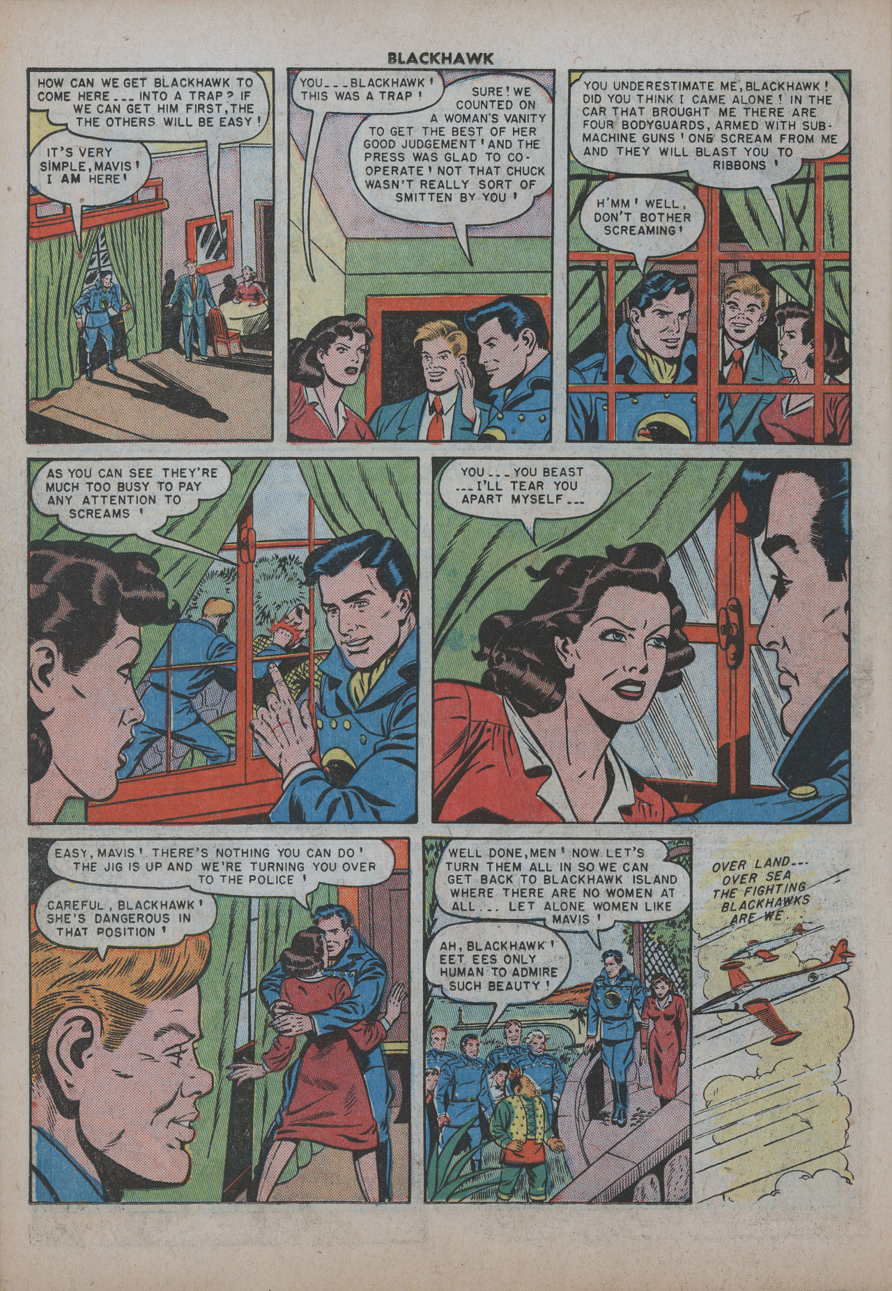 Read online Blackhawk (1957) comic -  Issue #34 - 35