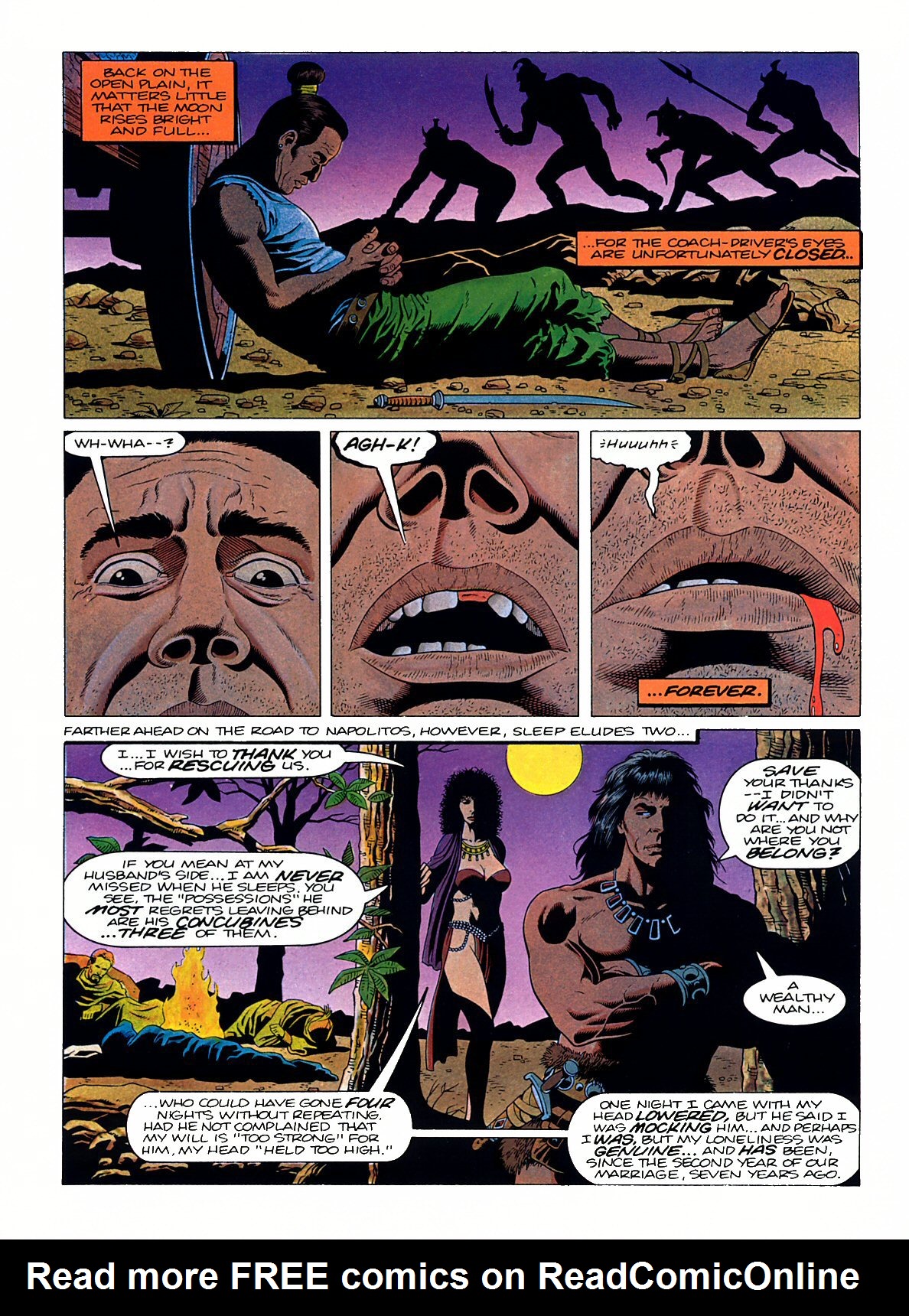 Read online Marvel Graphic Novel: Conan the Barbarian: The Skull of Set comic -  Issue # Full - 24