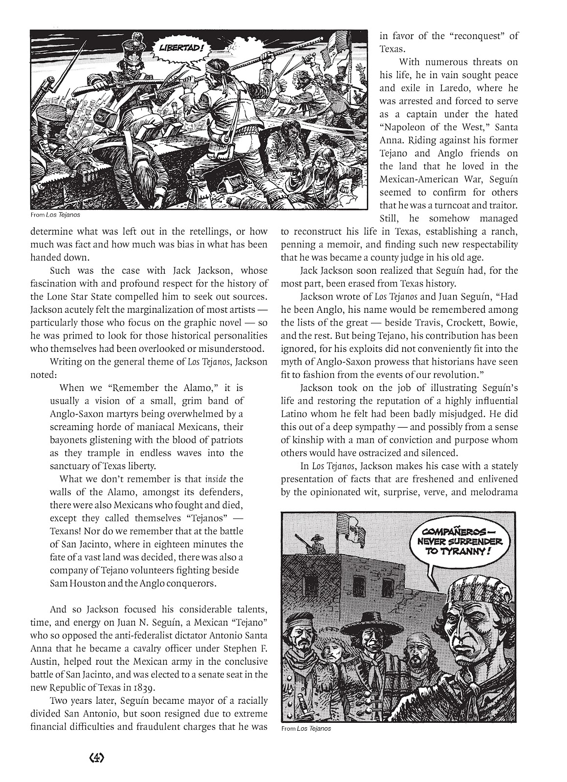 Jack Jackson's American History: Los Tejanos and Lost Cause issue TPB (Part 1) - Page 8