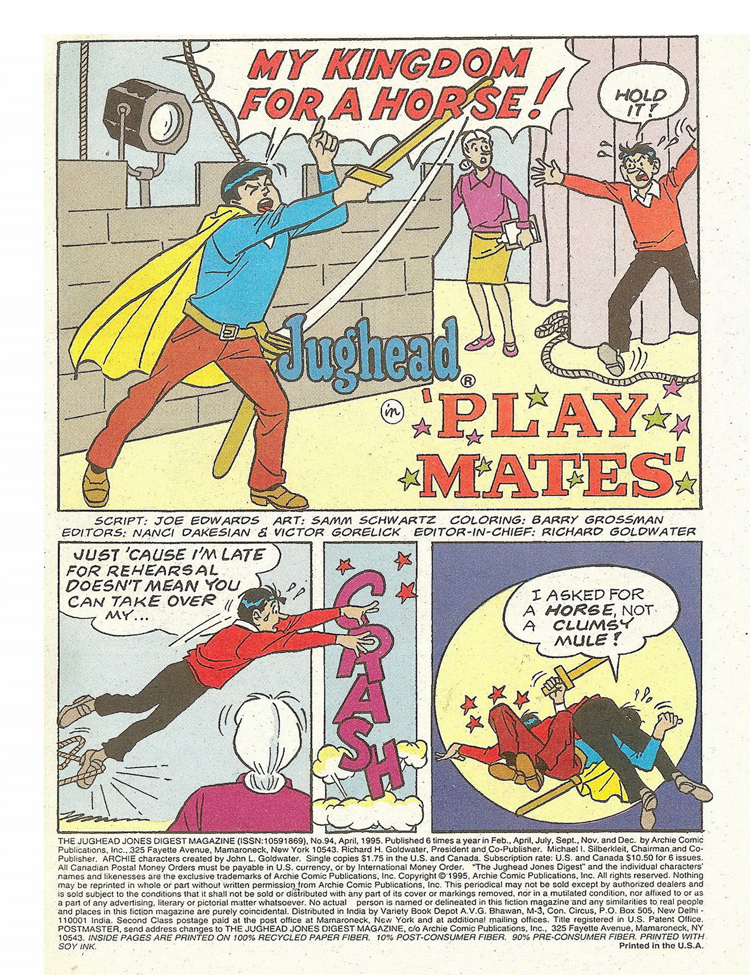 Read online Jughead Jones Comics Digest comic -  Issue #94 - 3