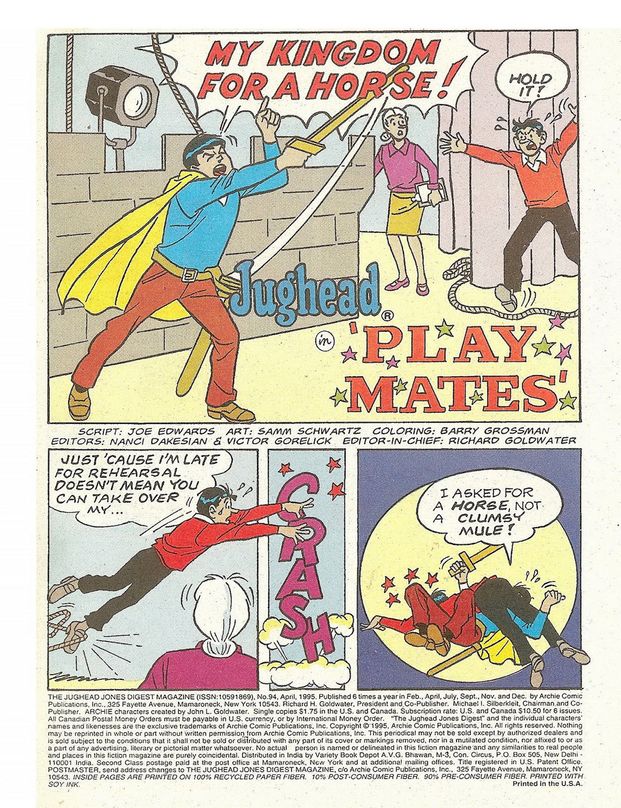 Jughead Jones Comics Digest issue 94 - Page 3