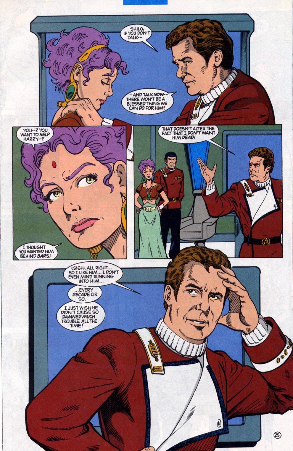 Read online Star Trek (1989) comic -  Issue #24 - 26