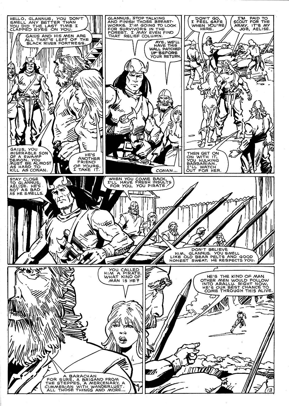 Read online The Savage Sword Of Conan comic -  Issue #143 - 19