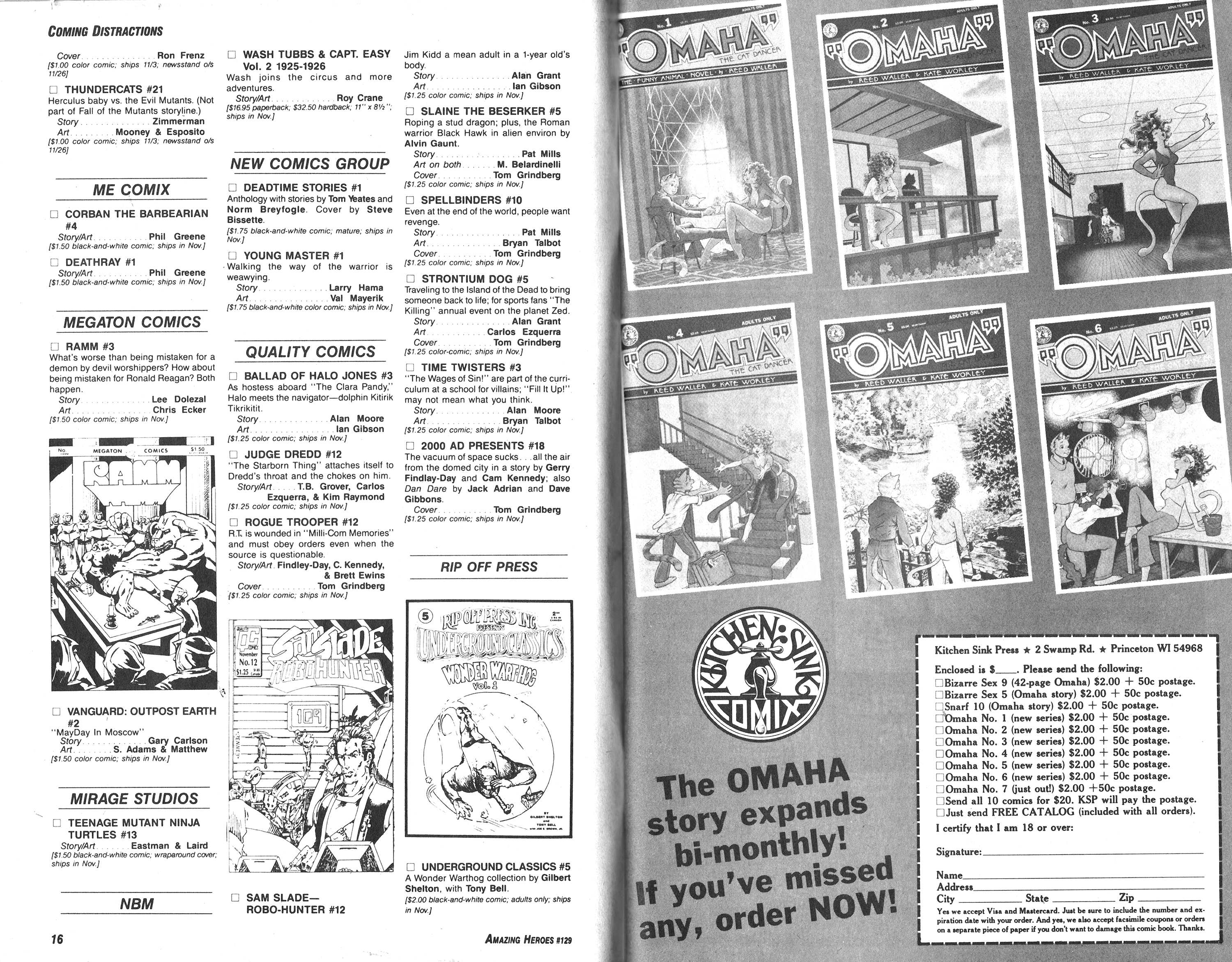 Read online Amazing Heroes comic -  Issue #129 - 9