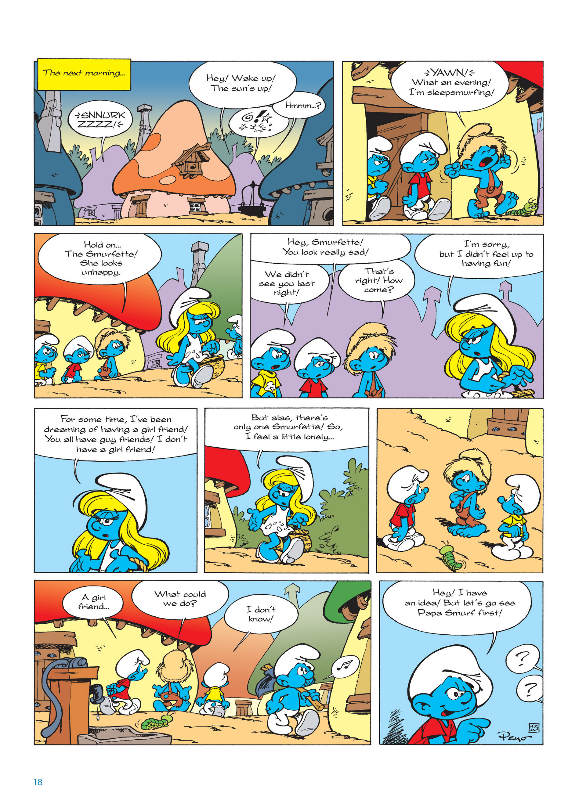 Read online The Smurfs comic -  Issue #15 - 19