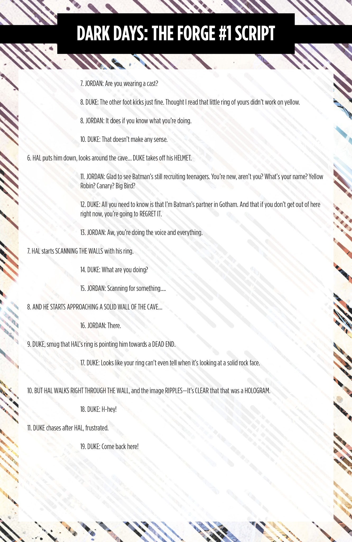 Read online Dark Days: The Forge/Casting Director's Cut comic -  Issue # Full - 70