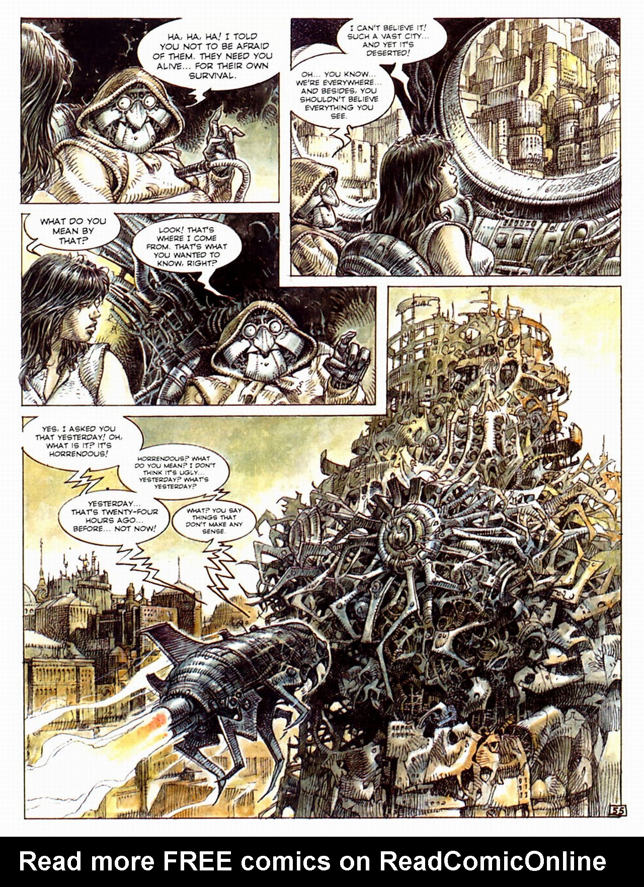 Read online Druuna comic -  Issue #7 - 57