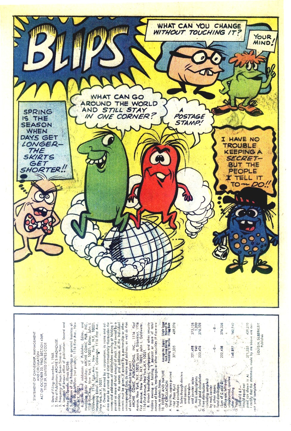 Read online Mad House Ma-ad Jokes comic -  Issue #68 - 10