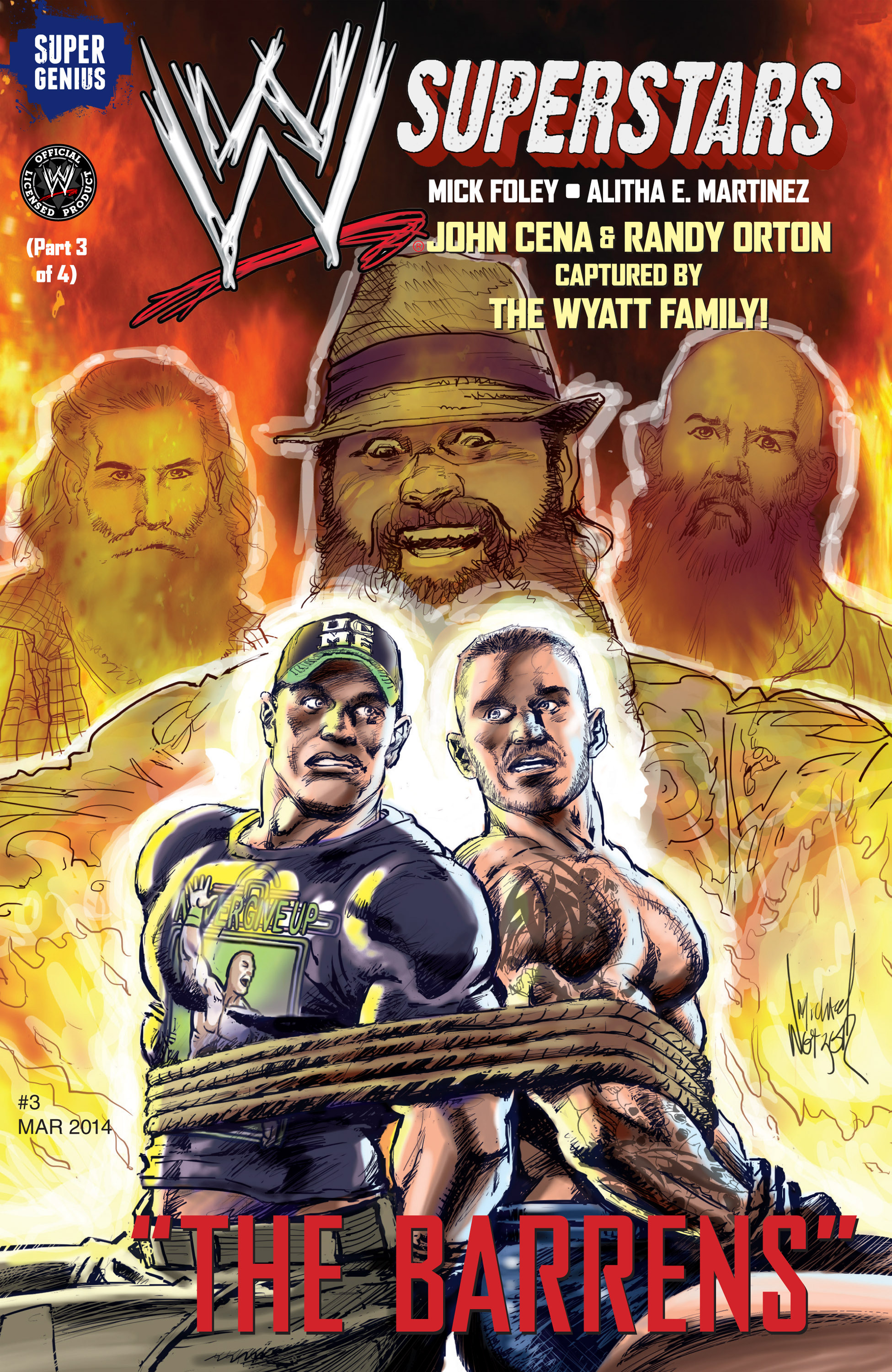 Read online WWE Superstars comic -  Issue #3 - 1