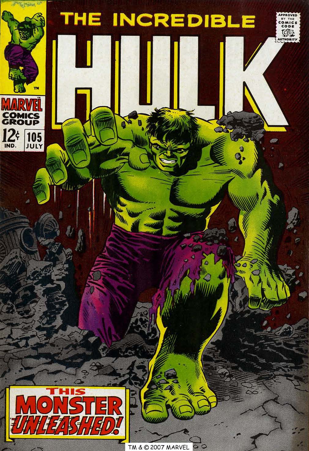 The Incredible Hulk (1968) issue 105 - Page 1