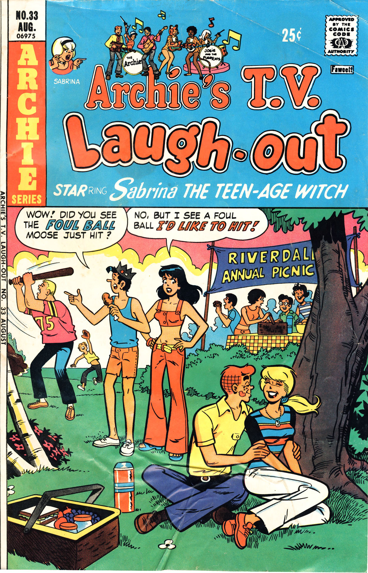 Read online Archie's TV Laugh-Out comic -  Issue #33 - 1