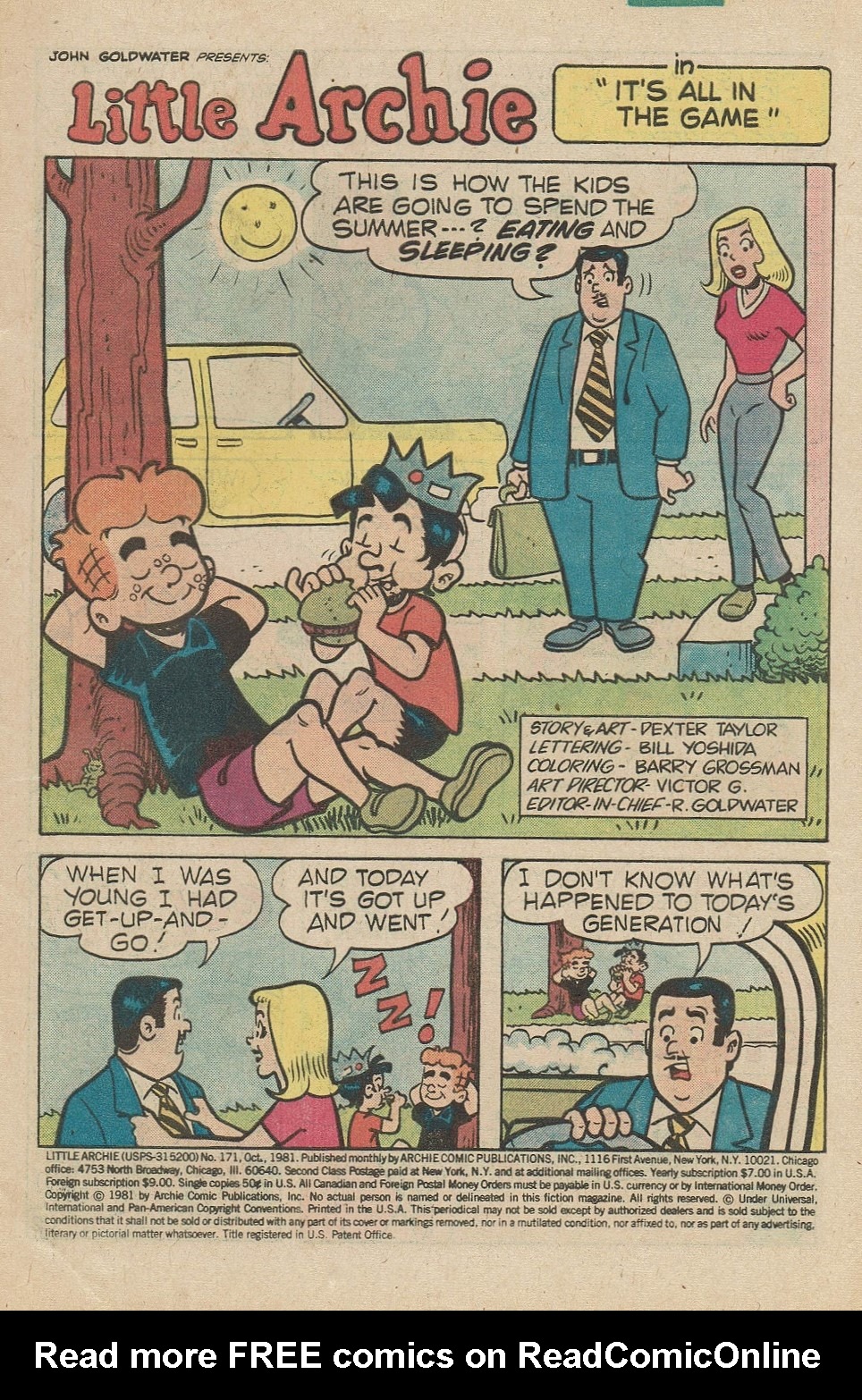 Read online The Adventures of Little Archie comic -  Issue #171 - 3