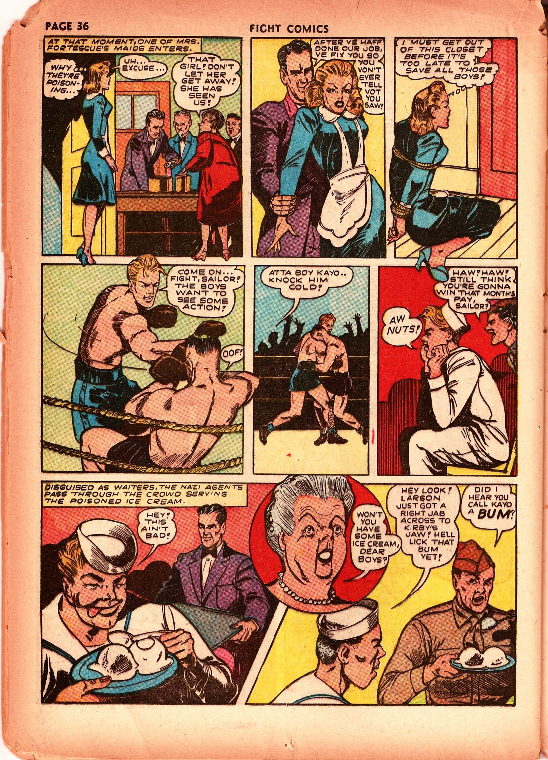 Read online Fight Comics comic -  Issue #23 - 38