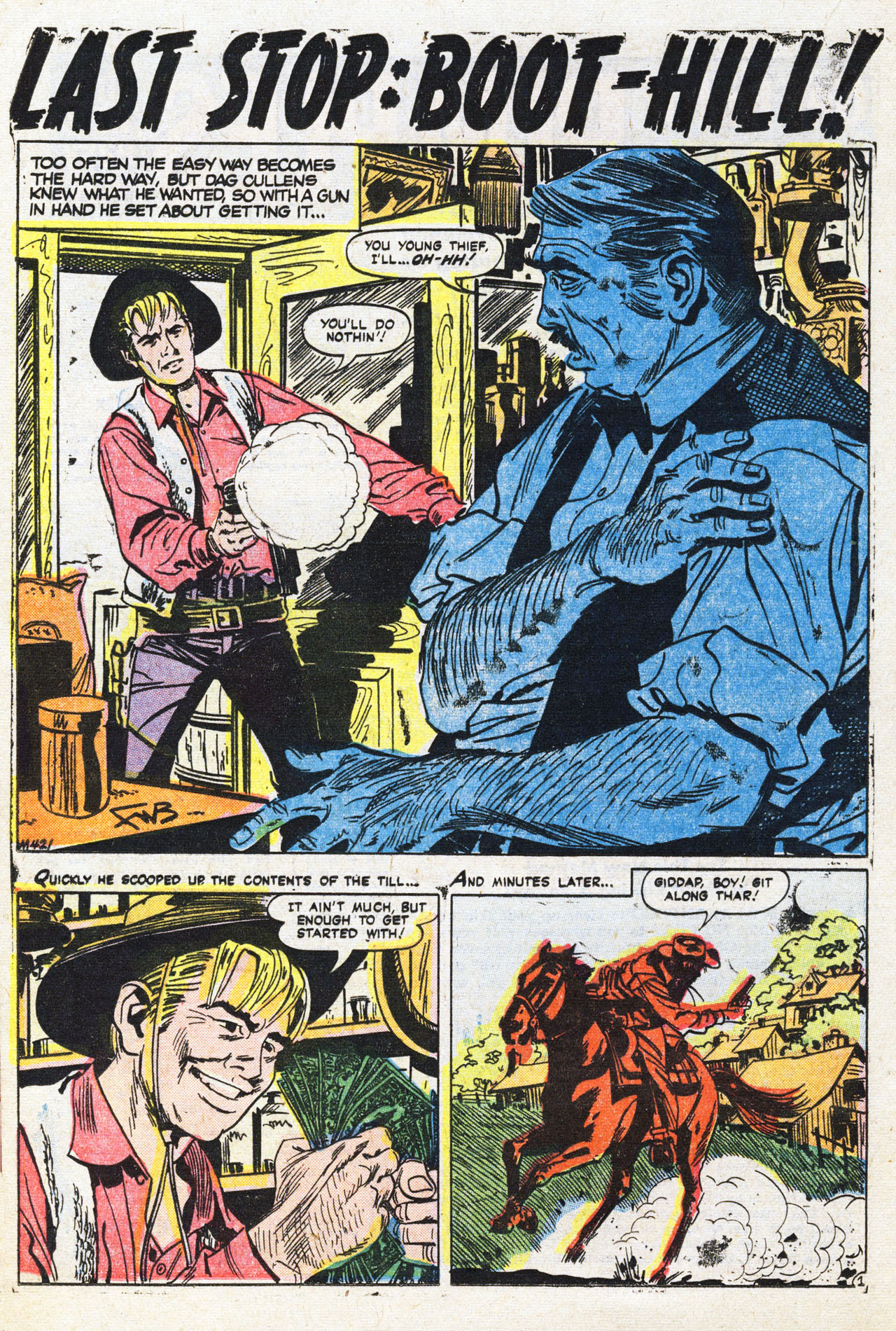 Read online Gunsmoke Western comic -  Issue #42 - 16