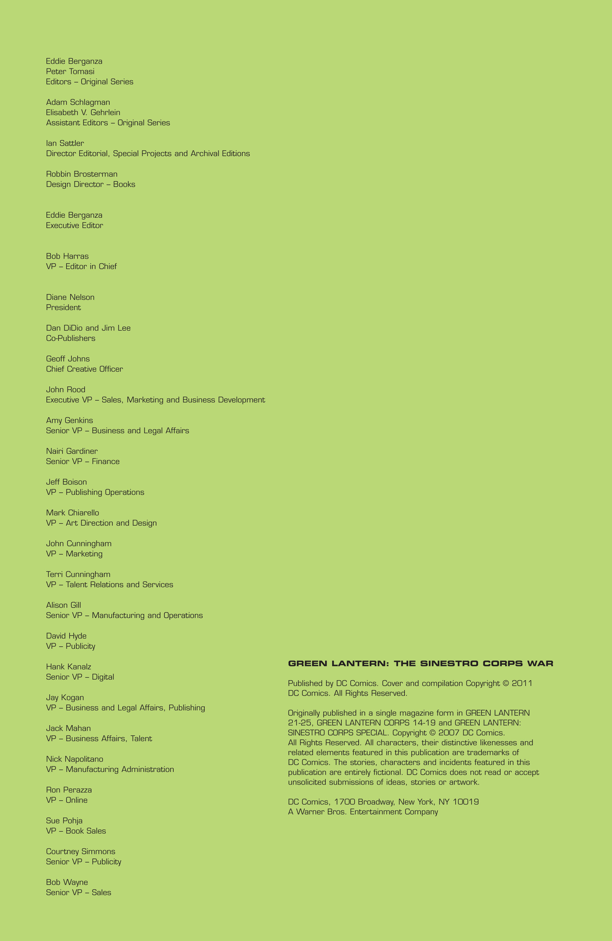 Read online Green Lantern: The Sinestro Corps War comic -  Issue # Full - 4