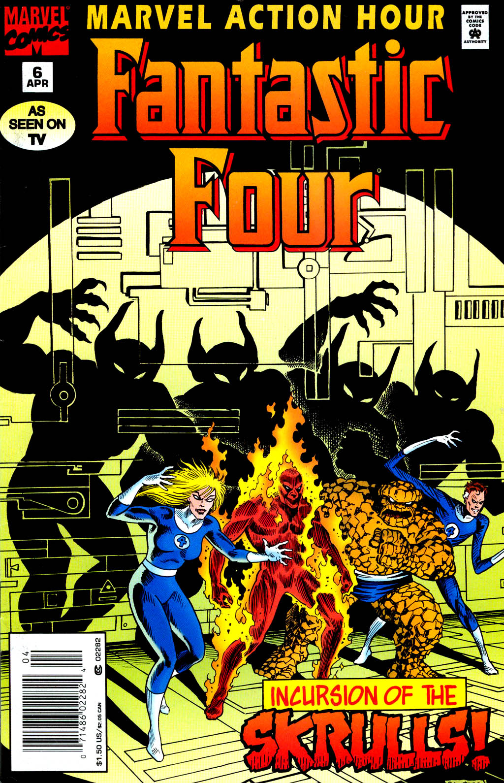 Read online Marvel Action Hour, featuring the Fantastic Four comic -  Issue #6 - 1