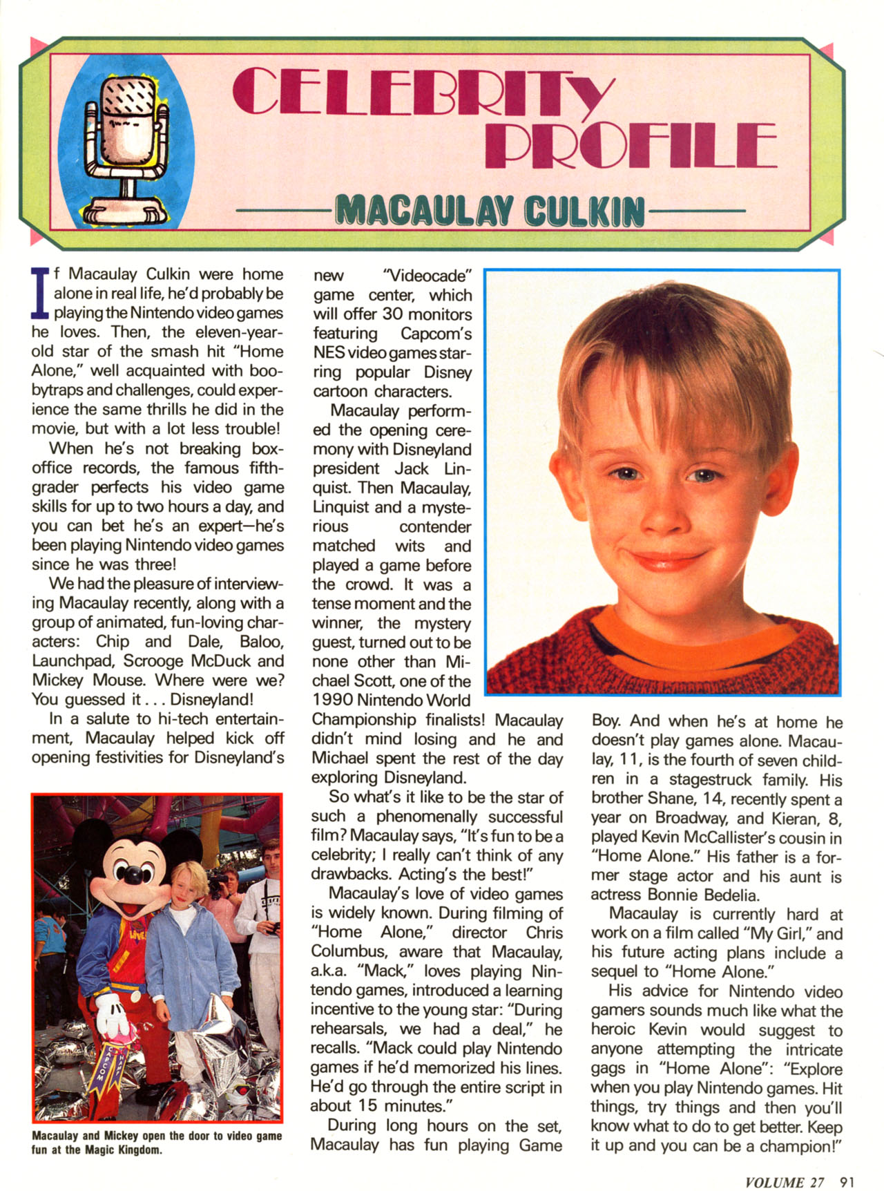 Read online Nintendo Power comic -  Issue #27 - 89