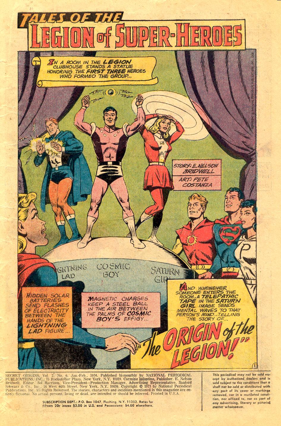 Read online Secret Origins (1973) comic -  Issue #6 - 3