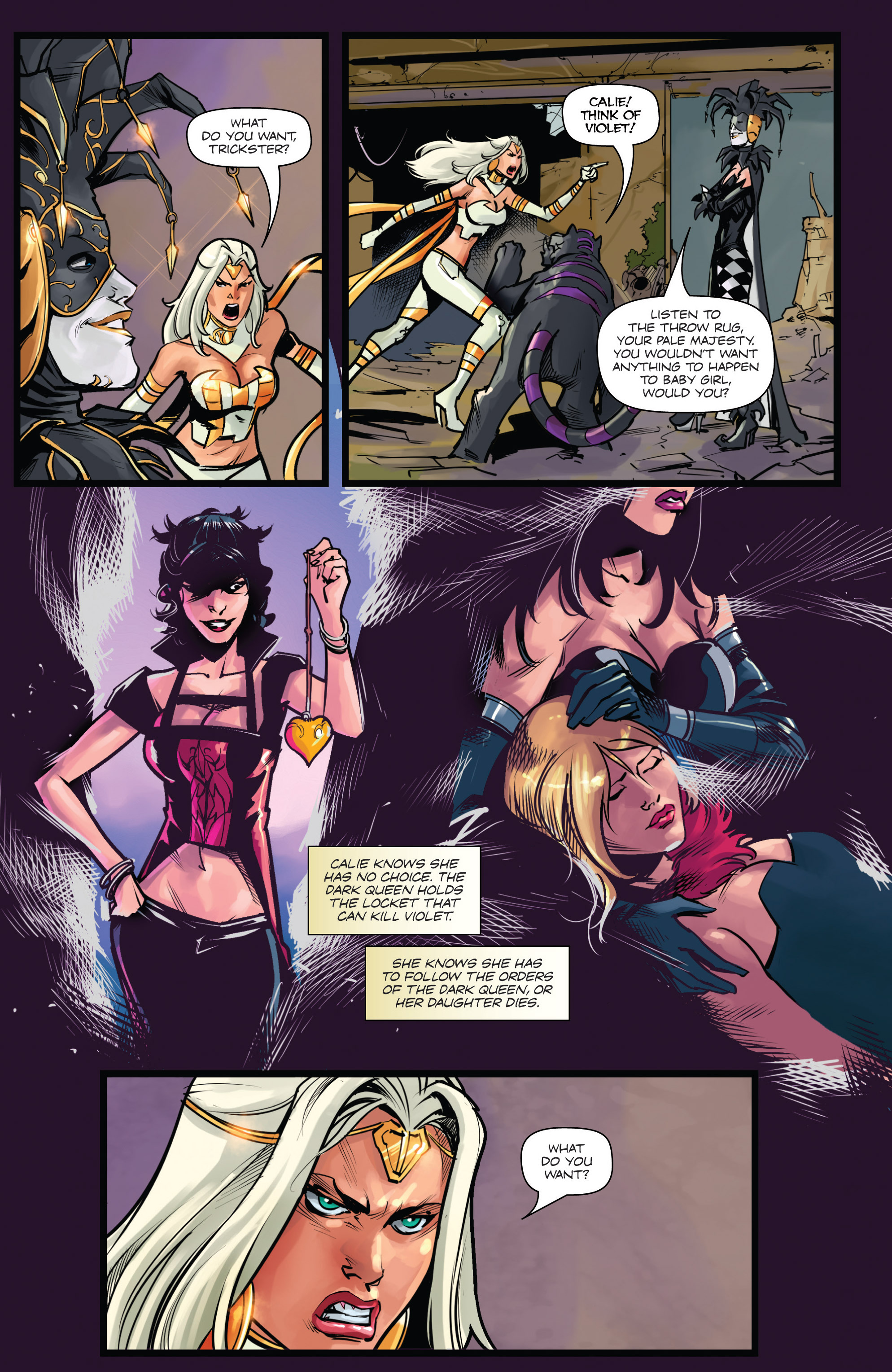 Read online Grimm Fairy Tales presents White Queen: Age of Darkness comic -  Issue #1 - 10