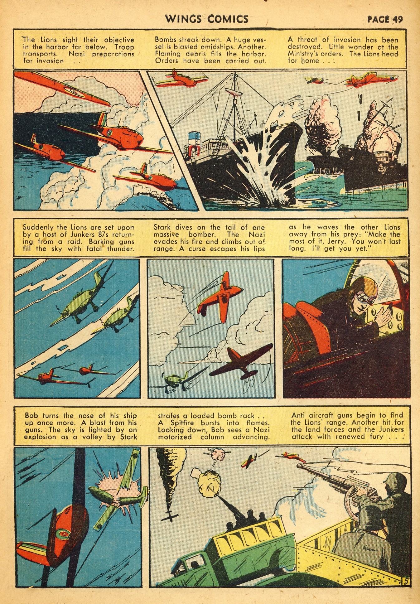 Read online Wings Comics comic -  Issue #14 - 52