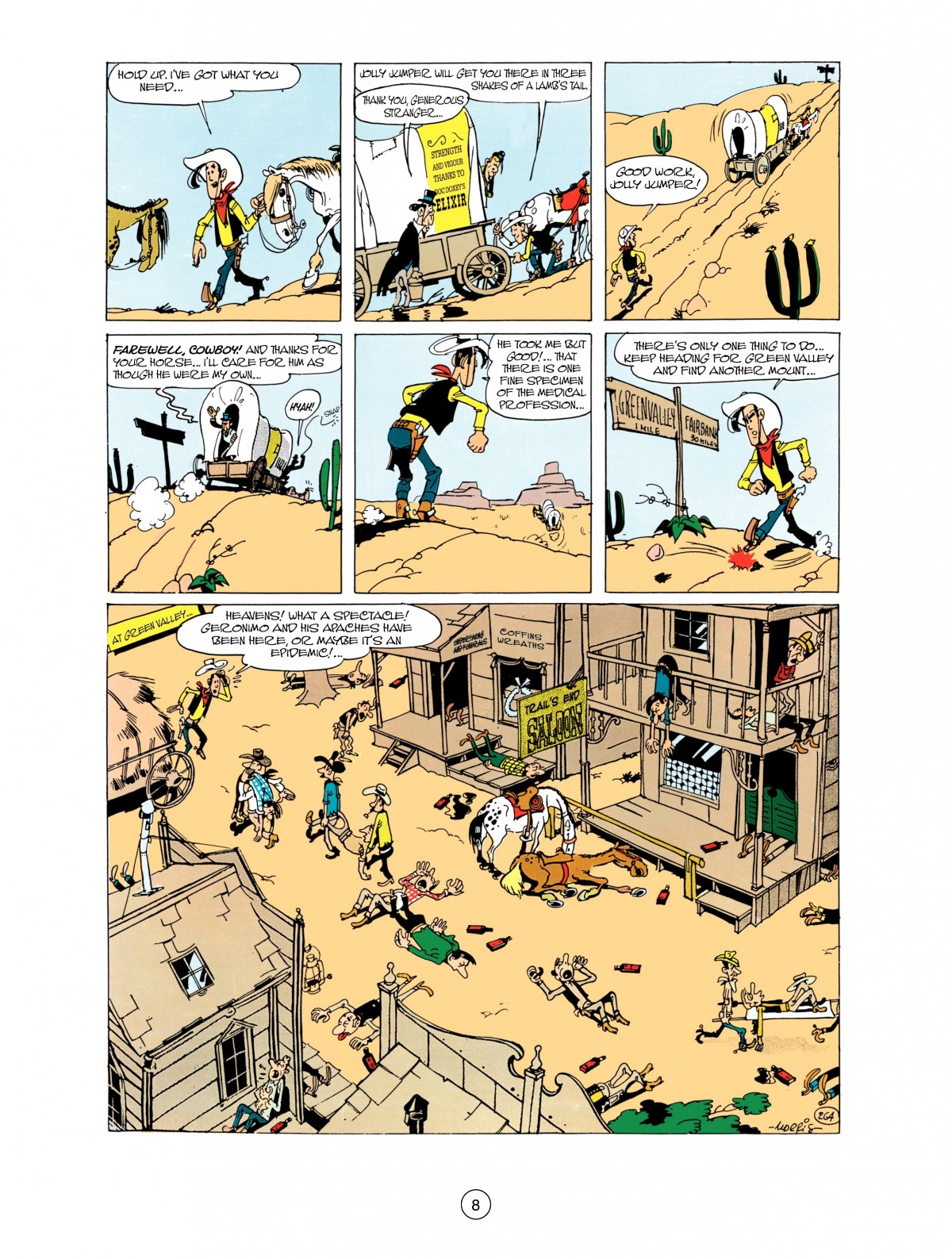 Read online A Lucky Luke Adventure comic -  Issue #38 - 8