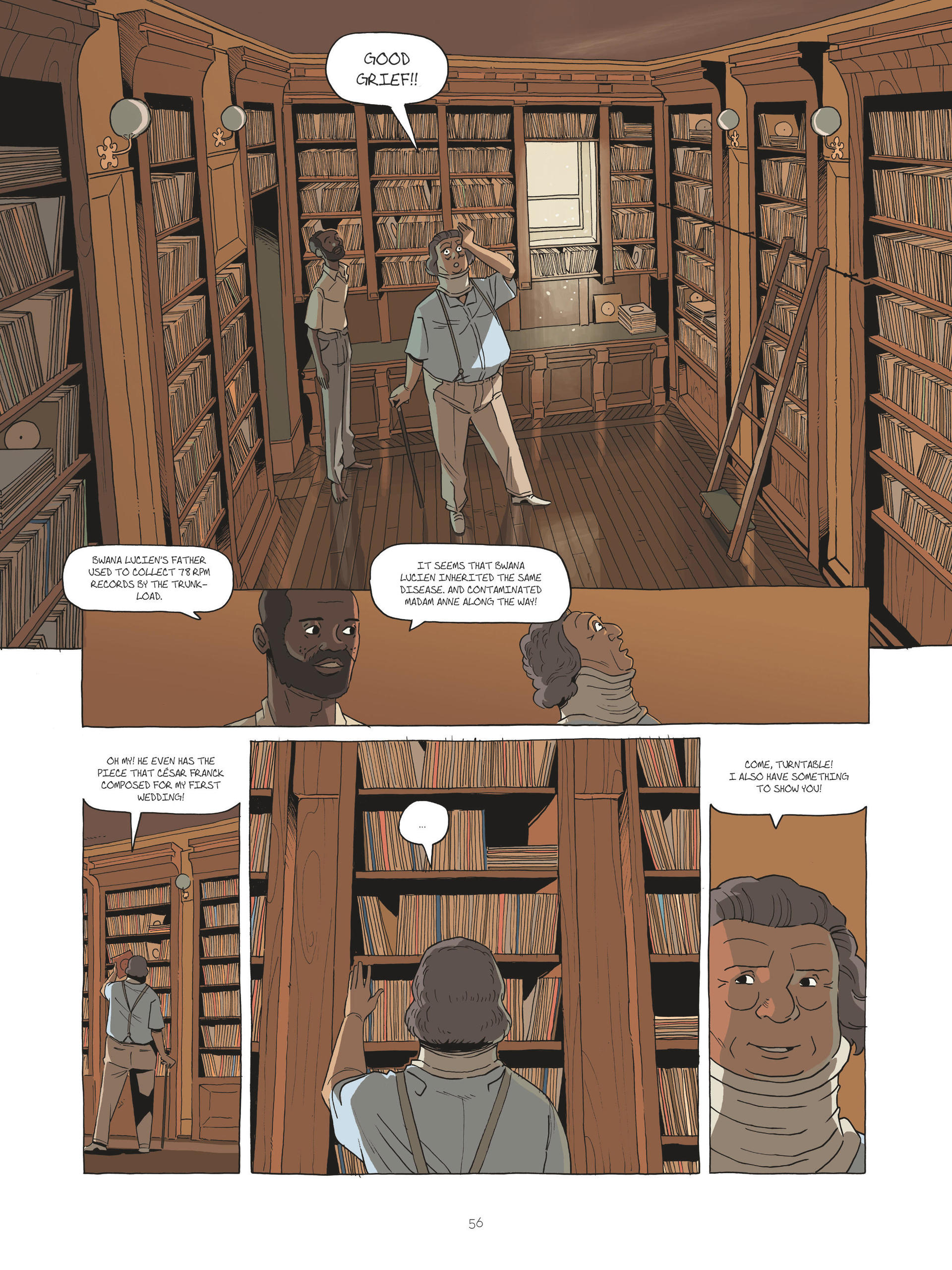 Read online Zidrou-Beuchot's African Trilogy comic -  Issue # TPB 2 - 56