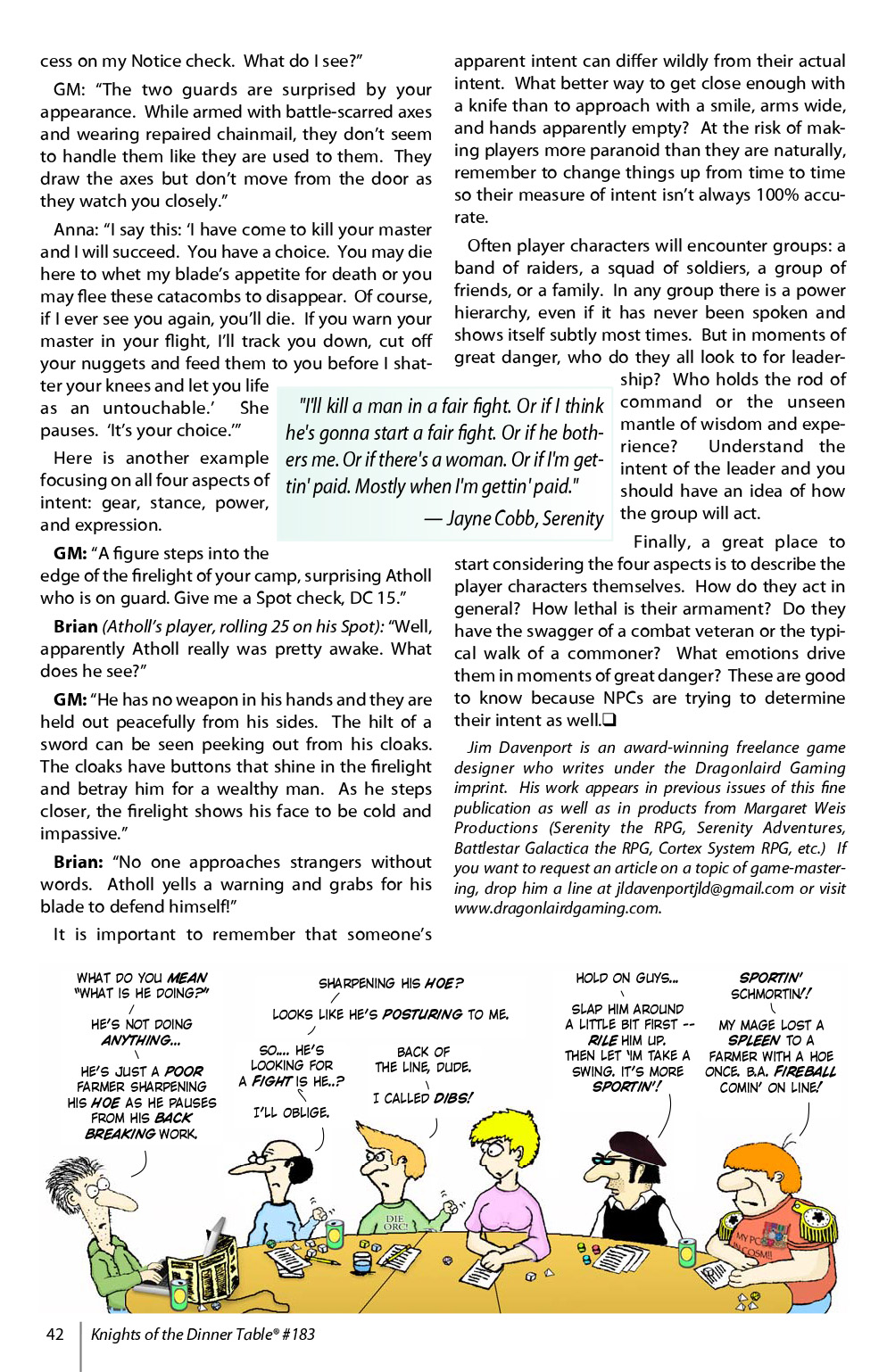 Read online Knights of the Dinner Table comic -  Issue #183 - 44