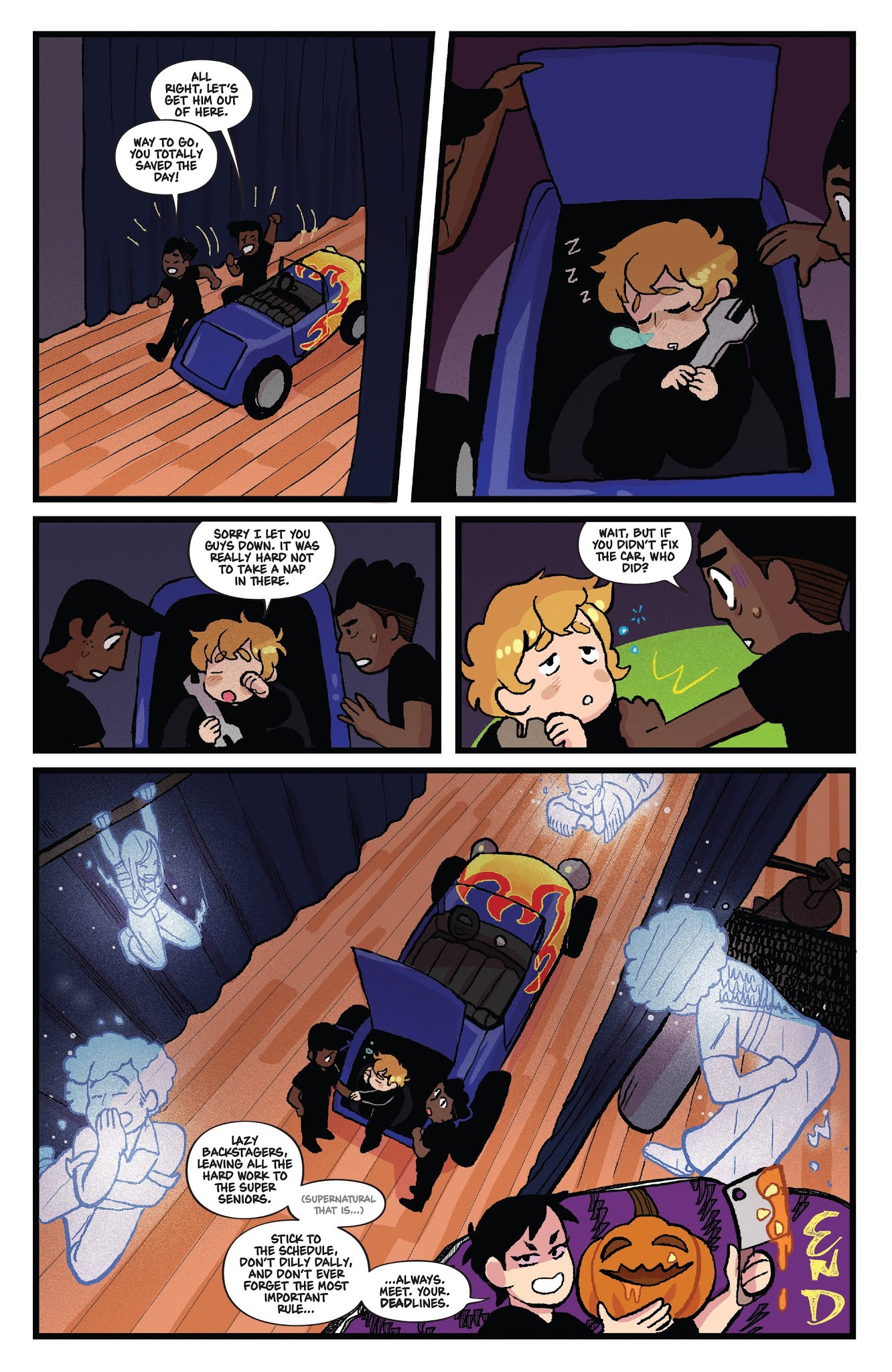 Read online The Backstagers Halloween Intermission comic -  Issue # Full - 34