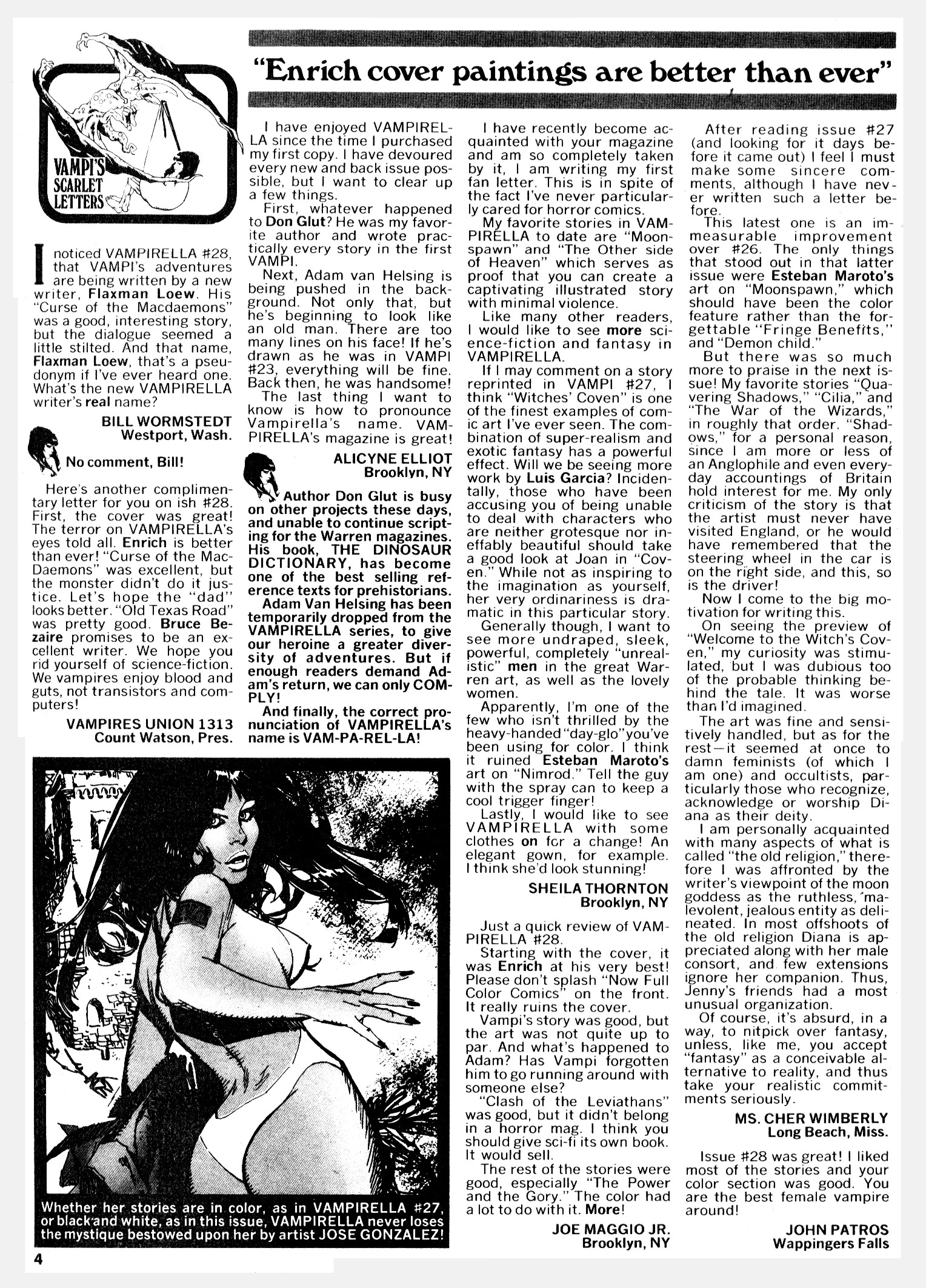 Read online Vampirella (1969) comic -  Issue #30 - 4