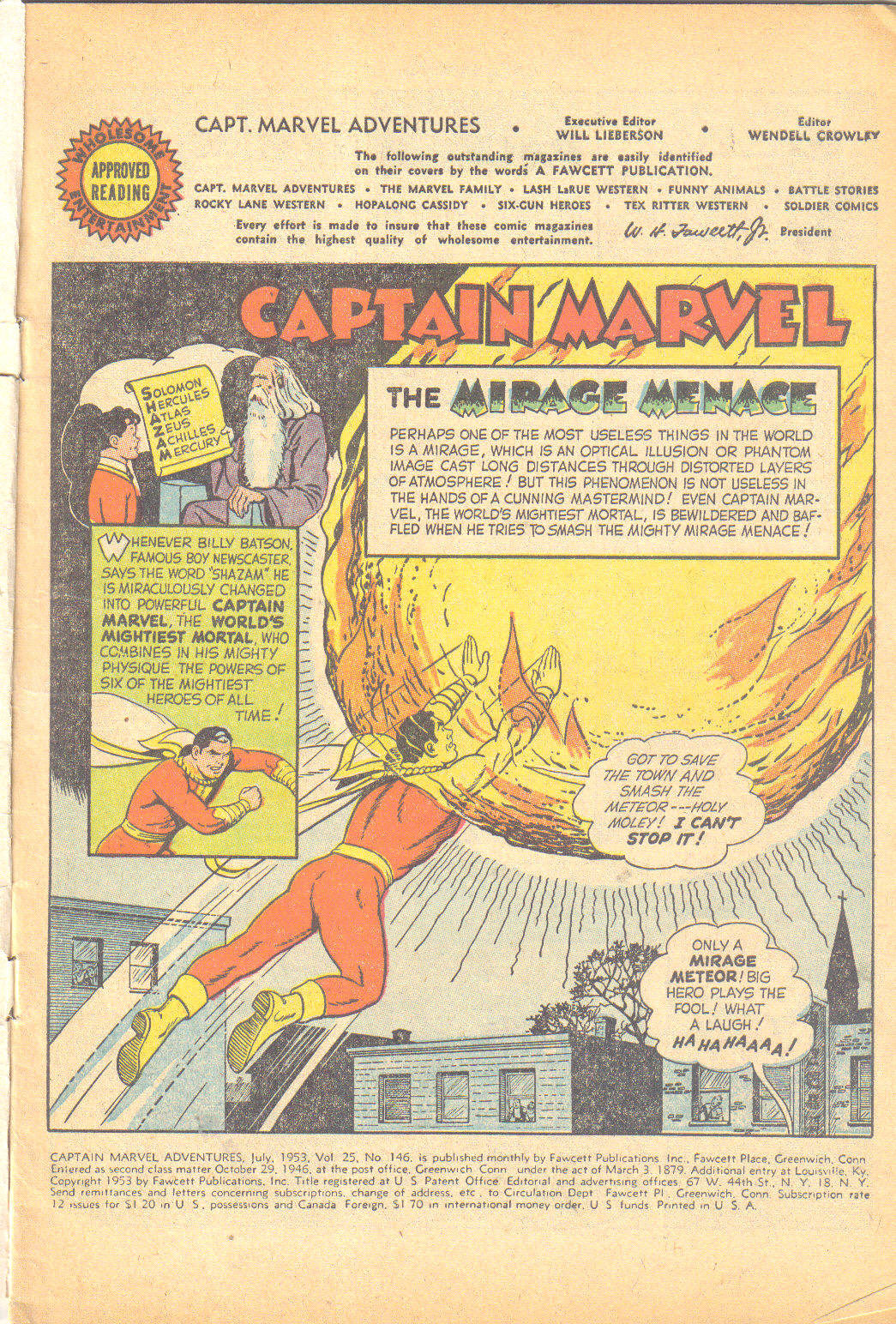 Read online Captain Marvel Adventures comic -  Issue #146 - 3