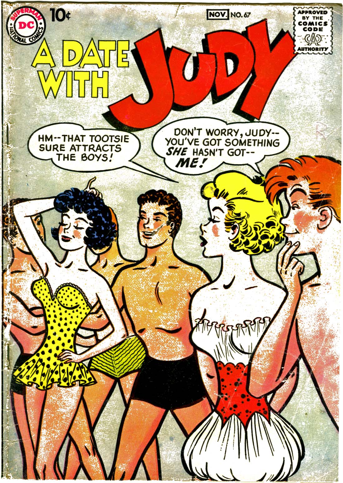 Read online A Date with Judy comic -  Issue #67 - 1