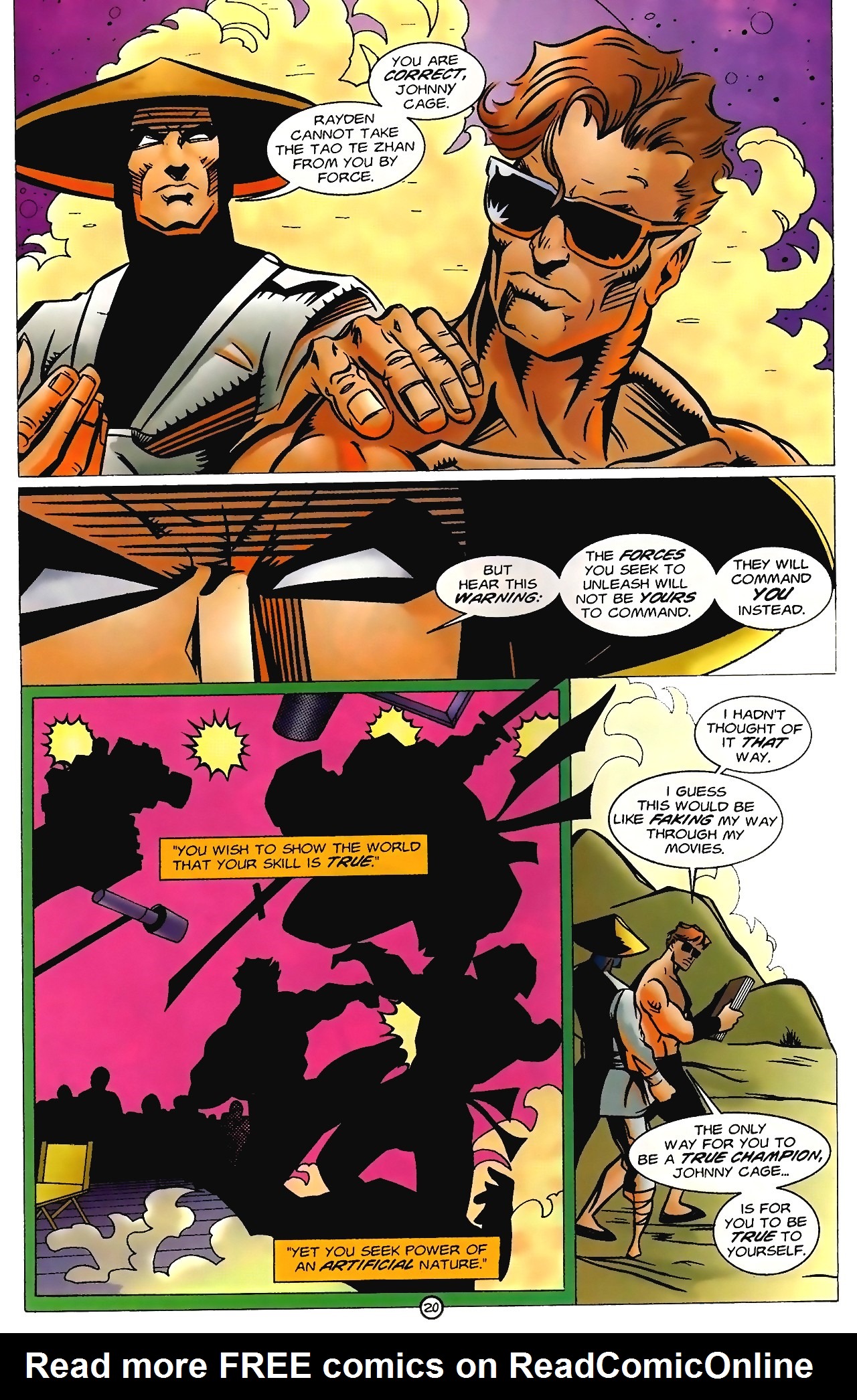 Read online Mortal Kombat (1994) comic -  Issue #6 - 21
