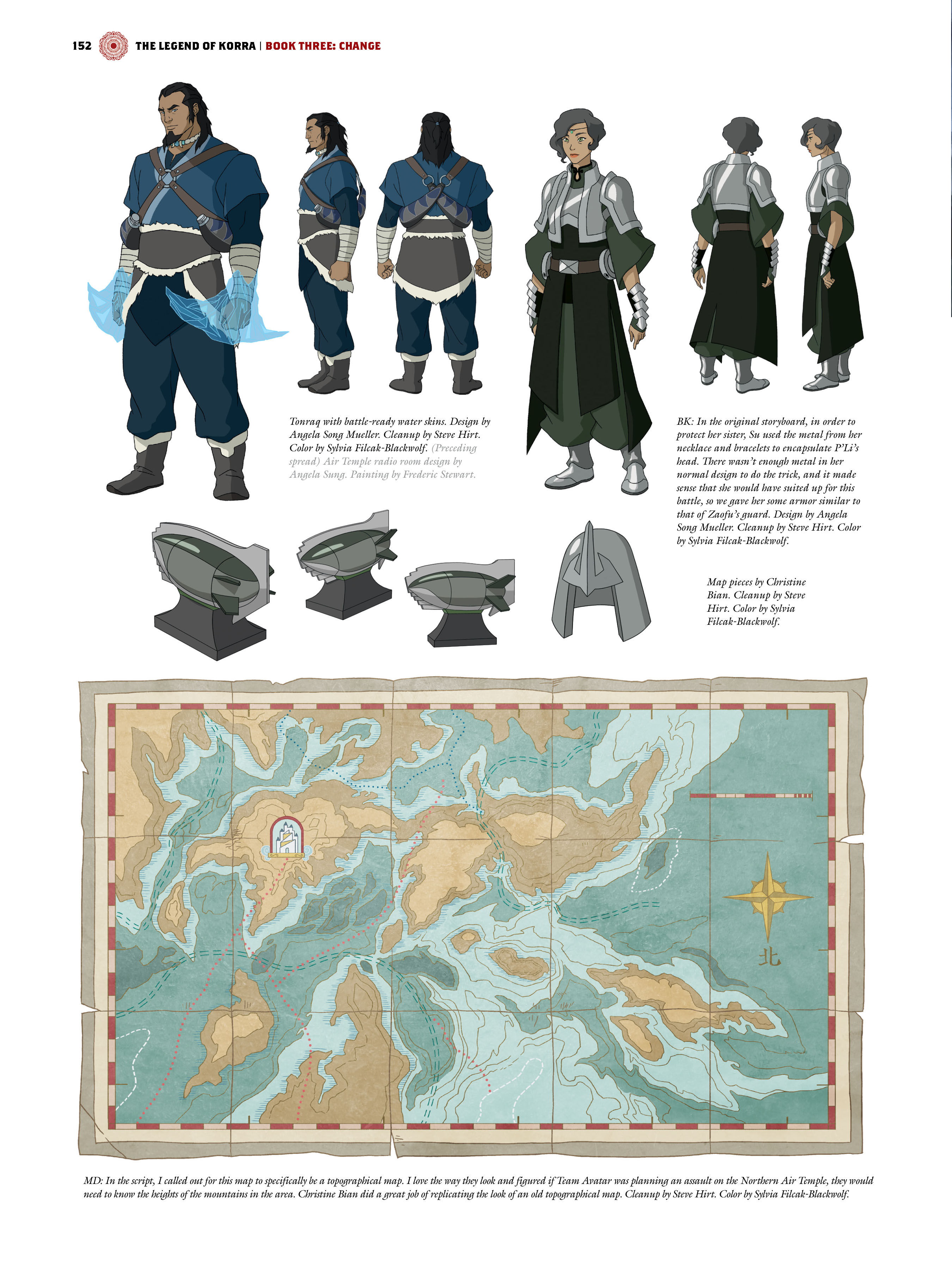 Read online The Legend of Korra: The Art of the Animated Series comic -  Issue # TPB 3 - 153