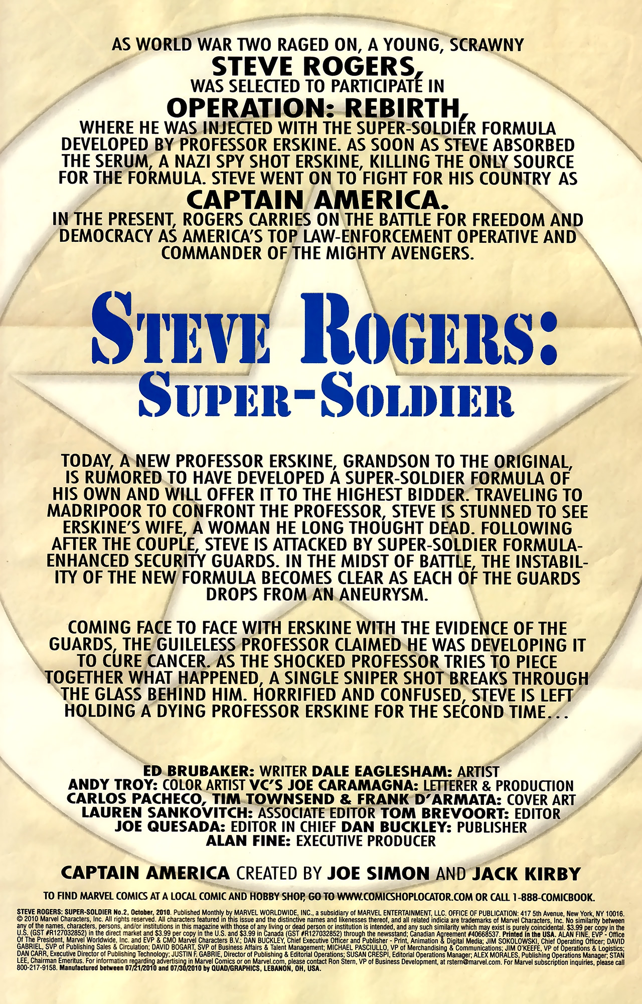 Read online Steve Rogers: Super-Soldier comic -  Issue #2 - 3